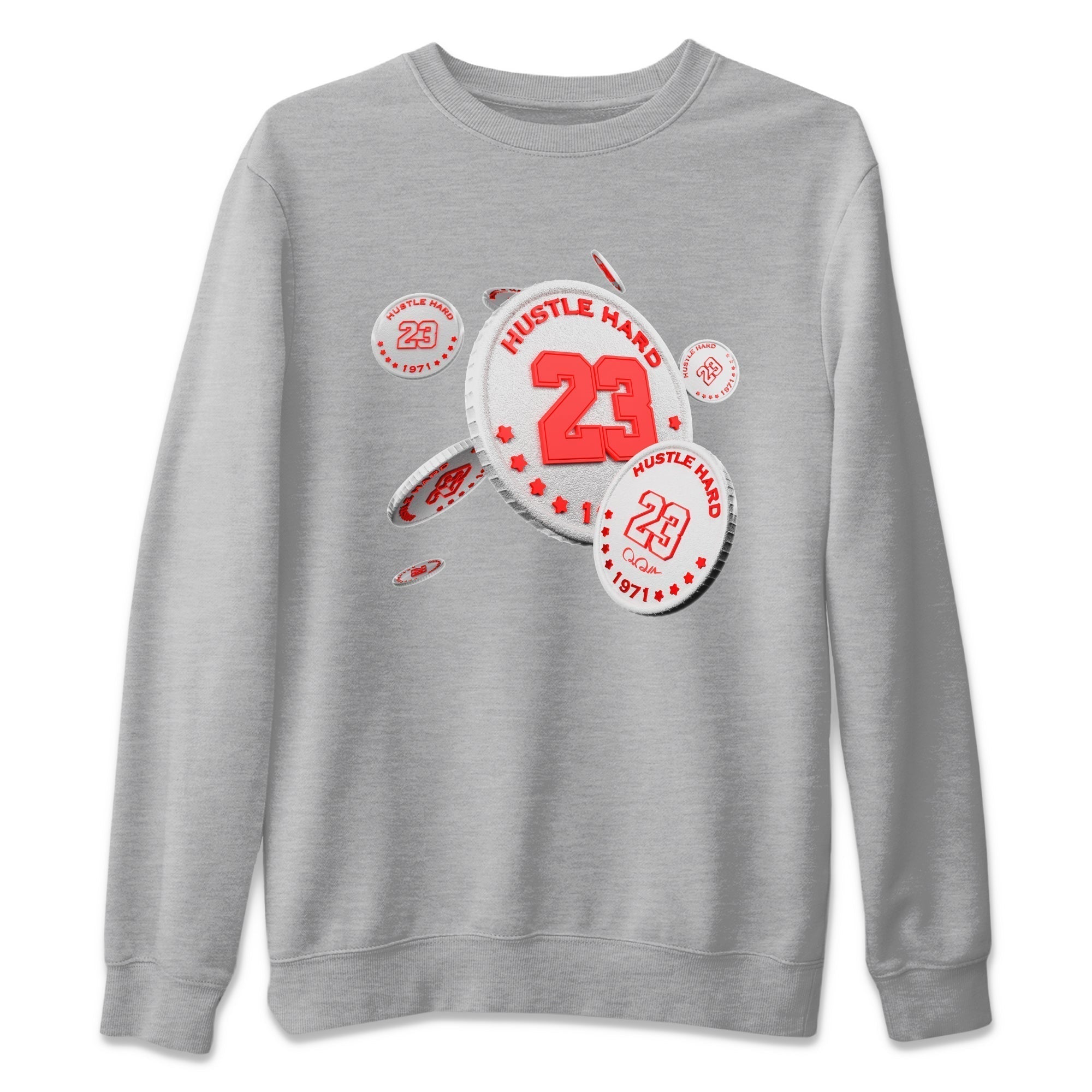 Coin Drop Unisex Tops - Air Jordan 7 White Infrared