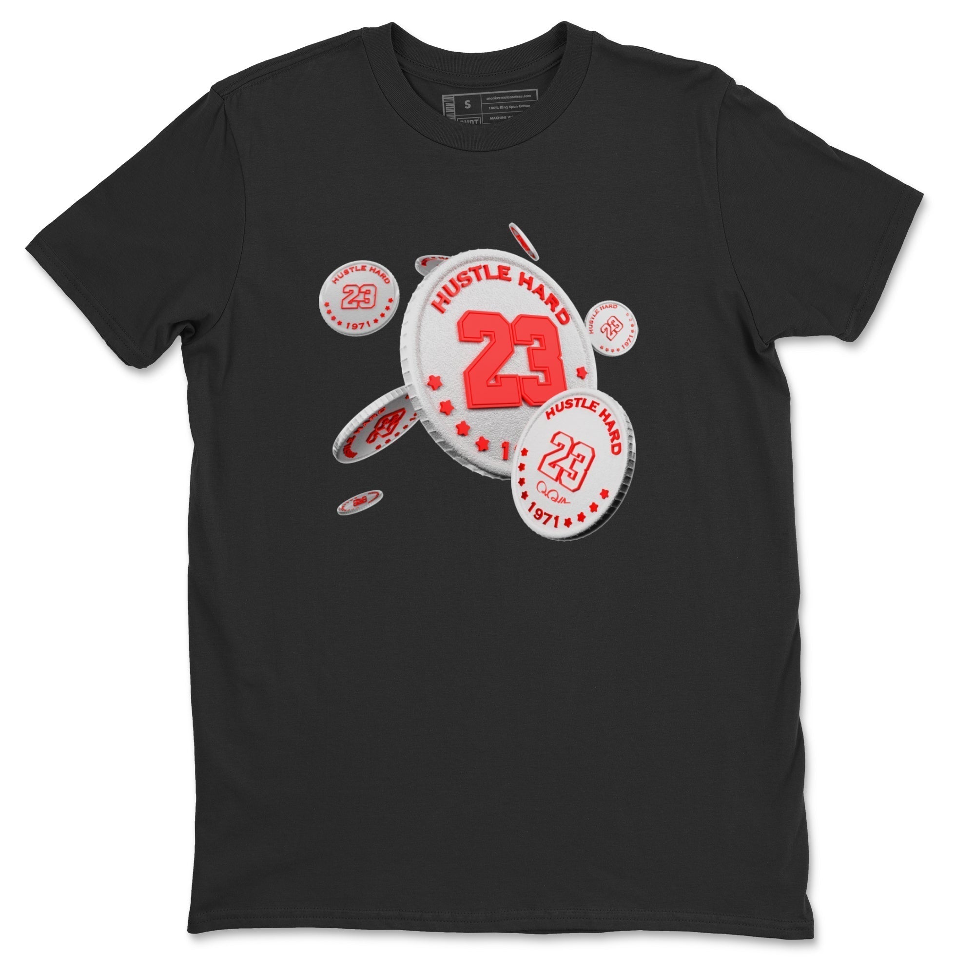 Coin Drop Unisex Tops - Air Jordan 7 White Infrared