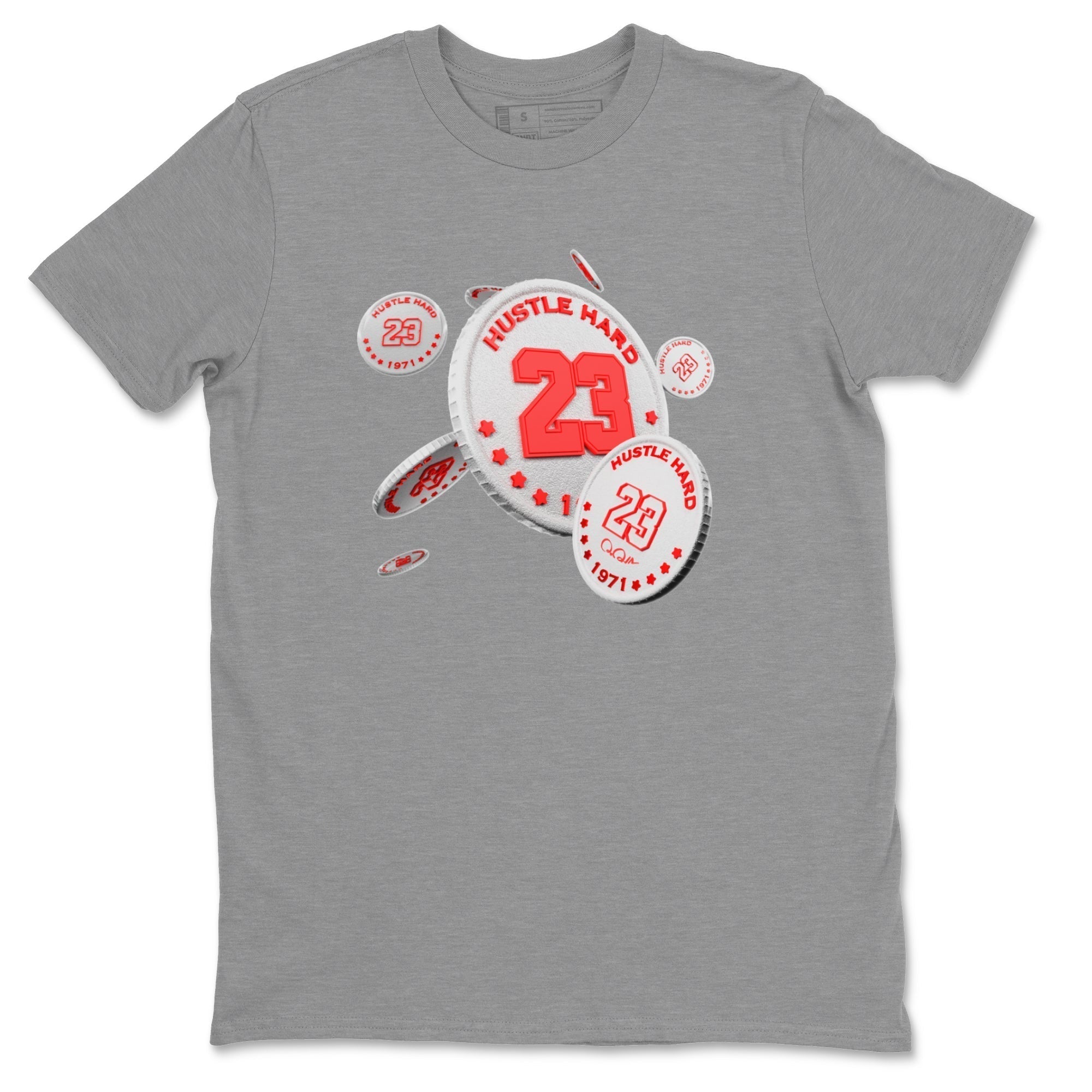 Coin Drop Unisex Tops - Air Jordan 7 White Infrared