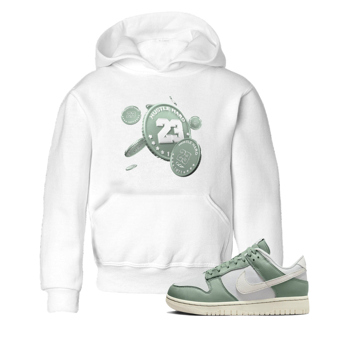 Coin Drop Kids Tops - Dunk Mica Green