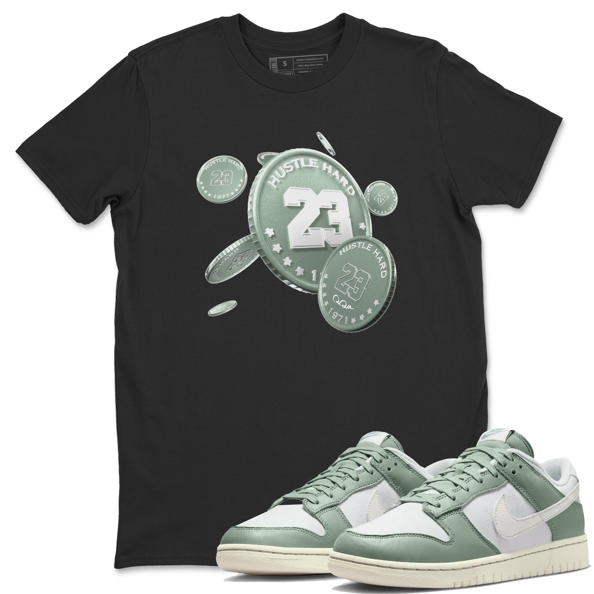 Coin Drop Unisex Tops - Dunk Mica Green