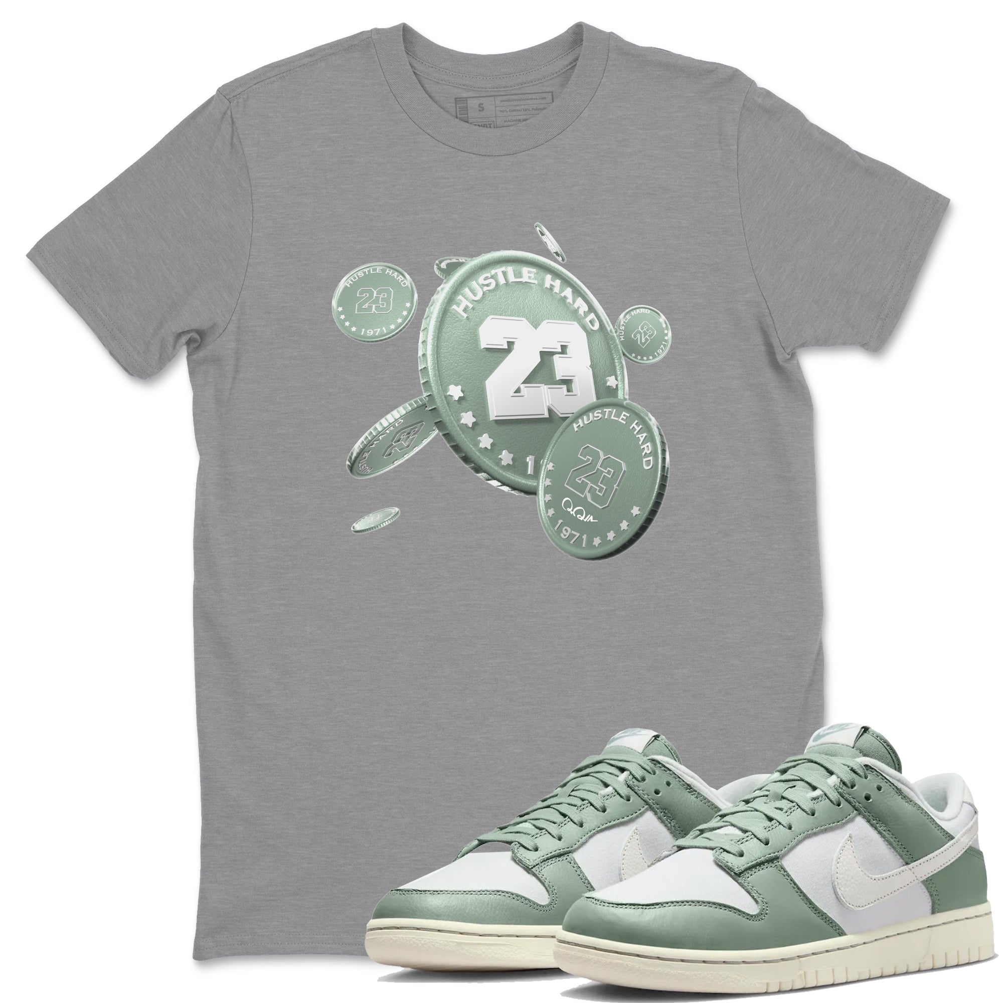 Coin Drop Unisex Tops - Dunk Mica Green