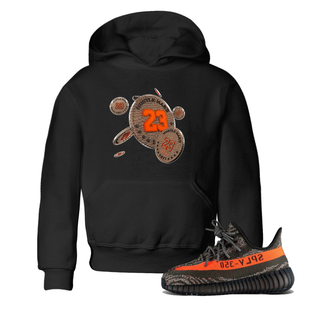 Coin Drop snkmatch Tee Kids - Yeezy 350 Carbon Beluga