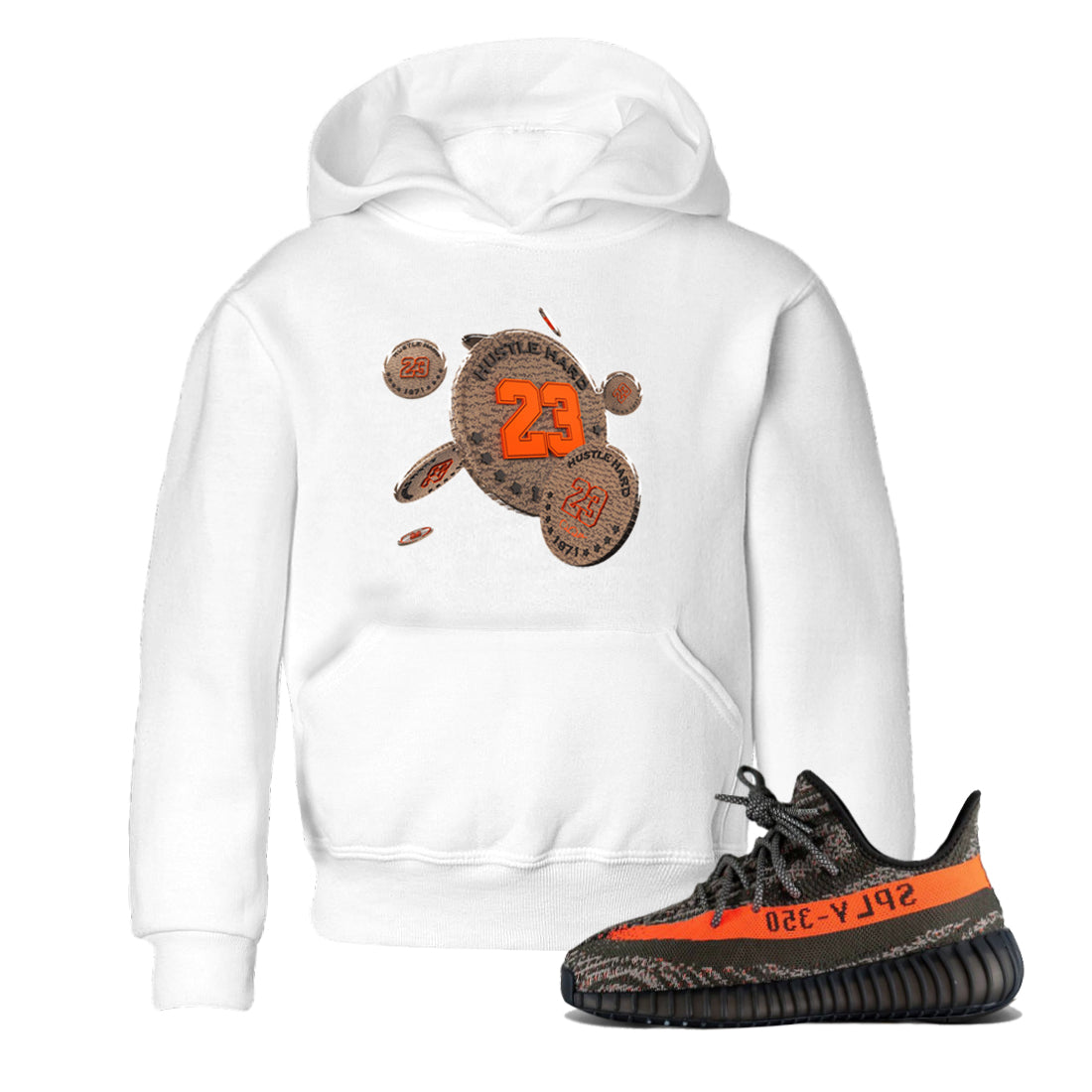 Coin Drop snkmatch Tee Kids - Yeezy 350 Carbon Beluga