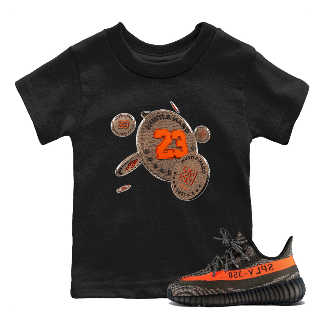 Coin Drop snkmatch Tee Kids - Yeezy 350 Carbon Beluga