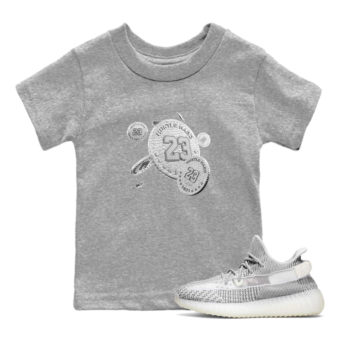 Coin Drop snkmatch Tee Kids - Yeezy 350 Static