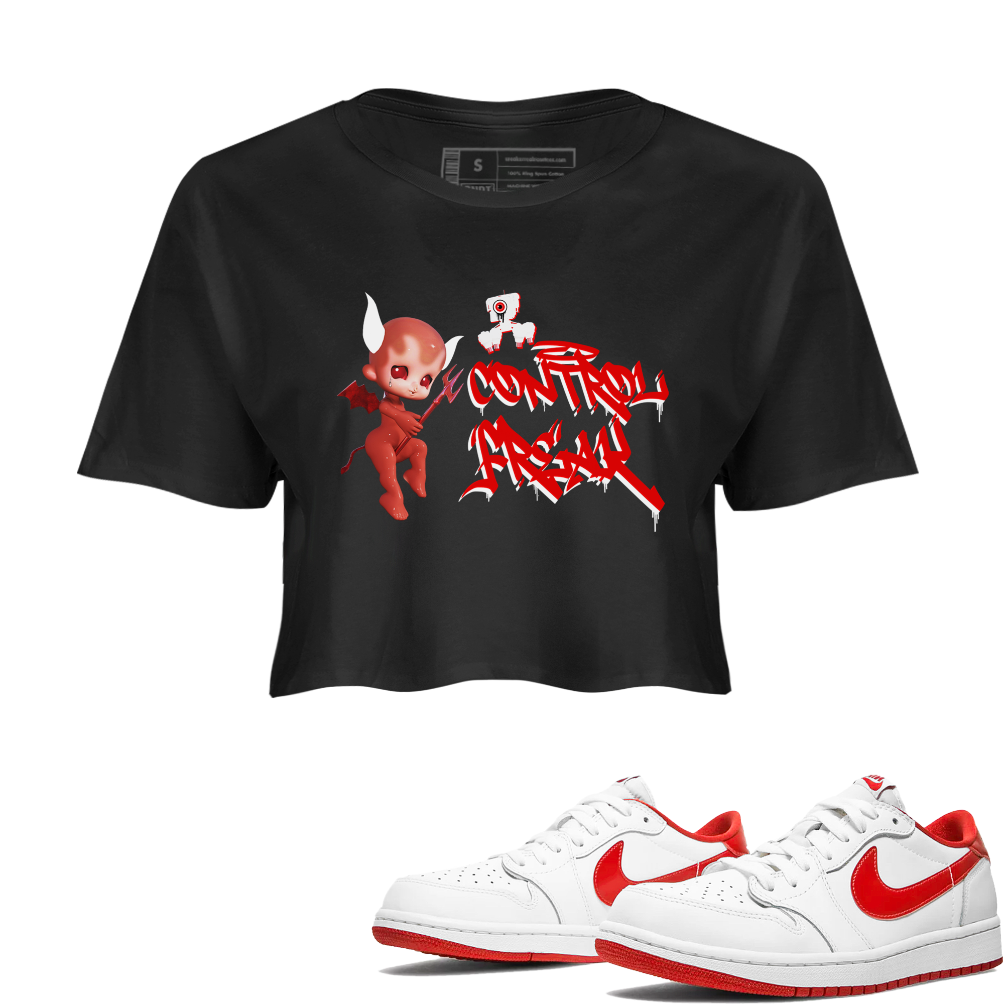Control Freak snkmatch Women's Top - Air Jordan 1 University Red