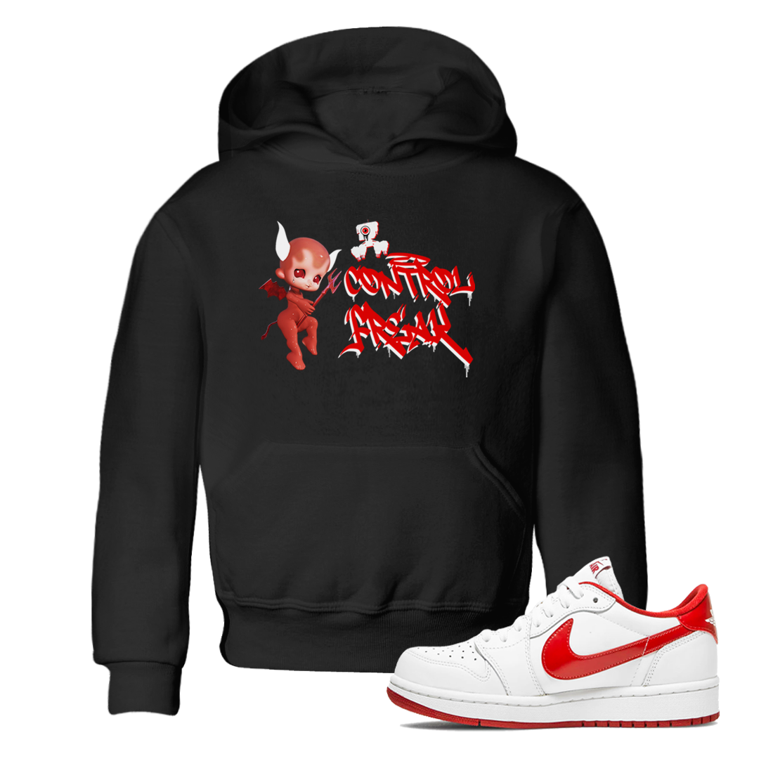 Control Freak snkmatch Tee Kids - Air Jordan 1 University Red