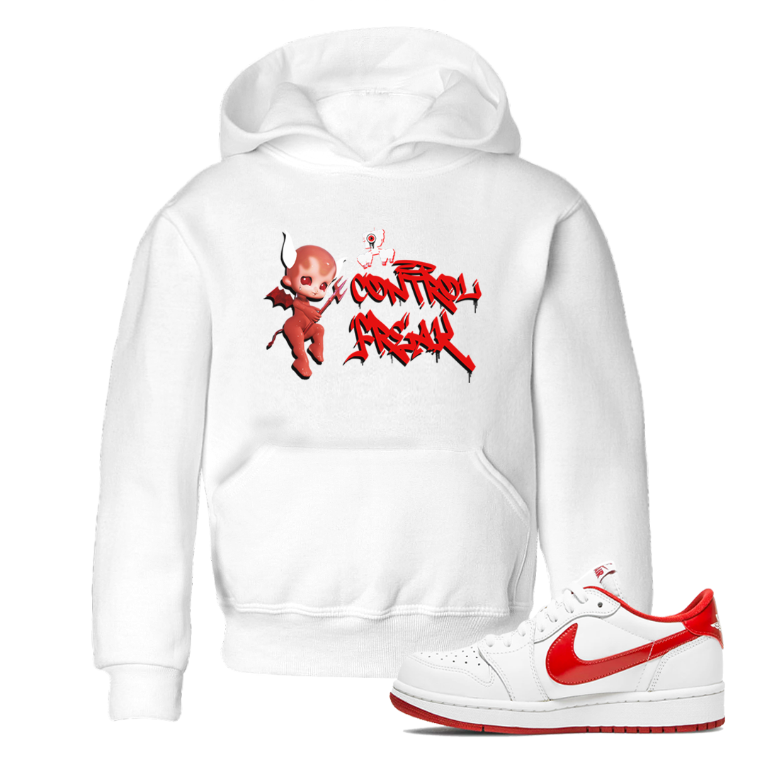 Control Freak snkmatch Tee Kids - Air Jordan 1 University Red