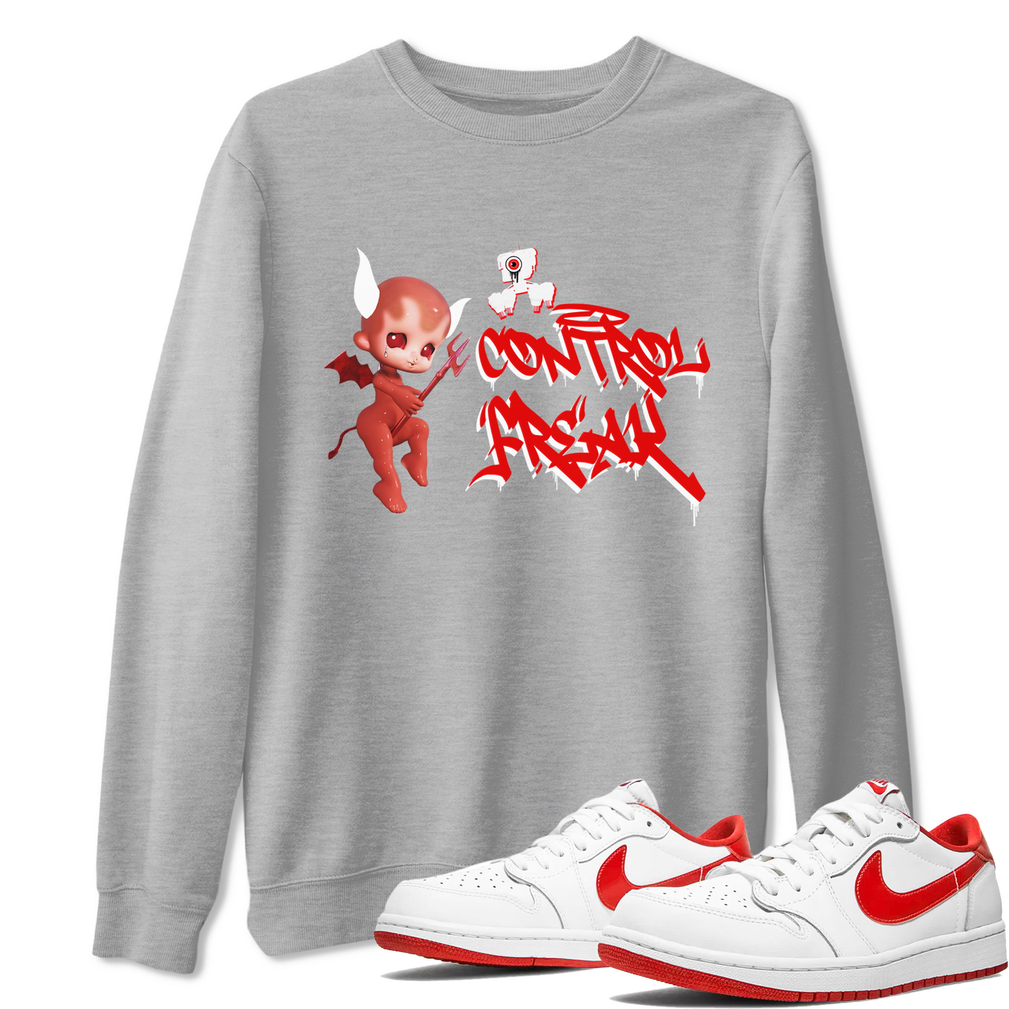 Control Freak snkmatch Tee - Air Jordan 1 University Red