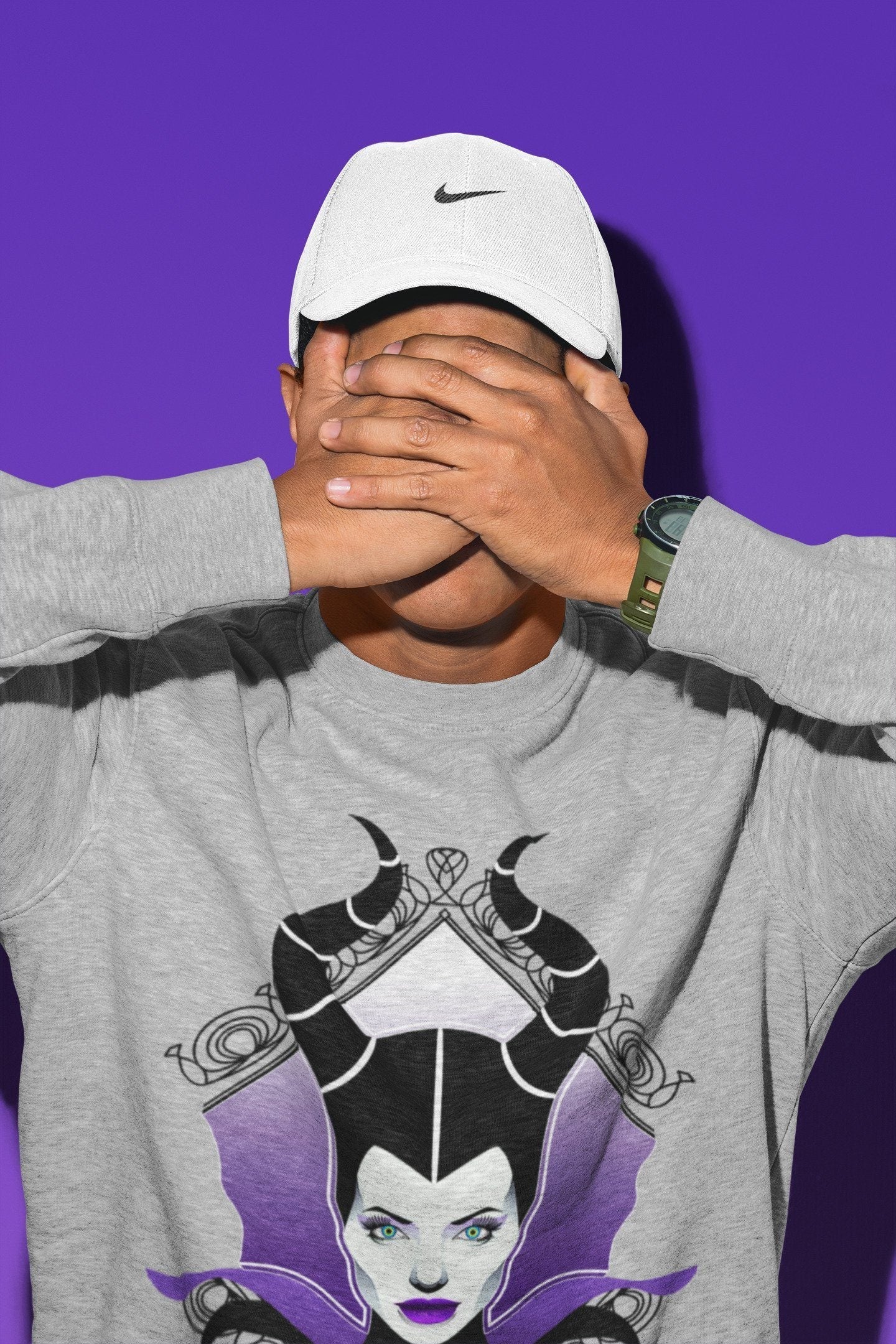 Court Purple Evil Unisex Tops - Air Jordan 1 WMNS Court Purple