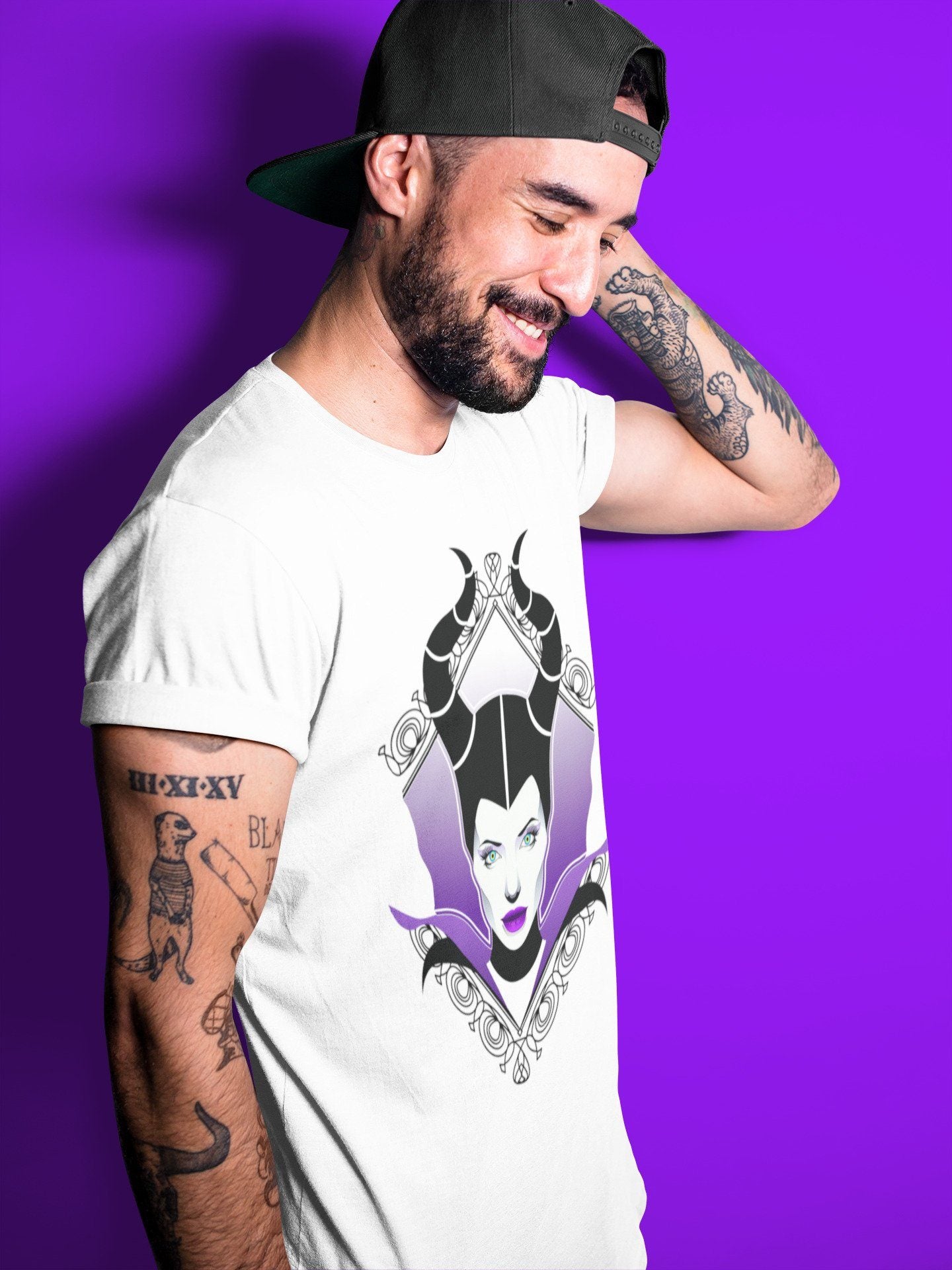 Court Purple Evil Unisex Tops - Air Jordan 1 WMNS Court Purple