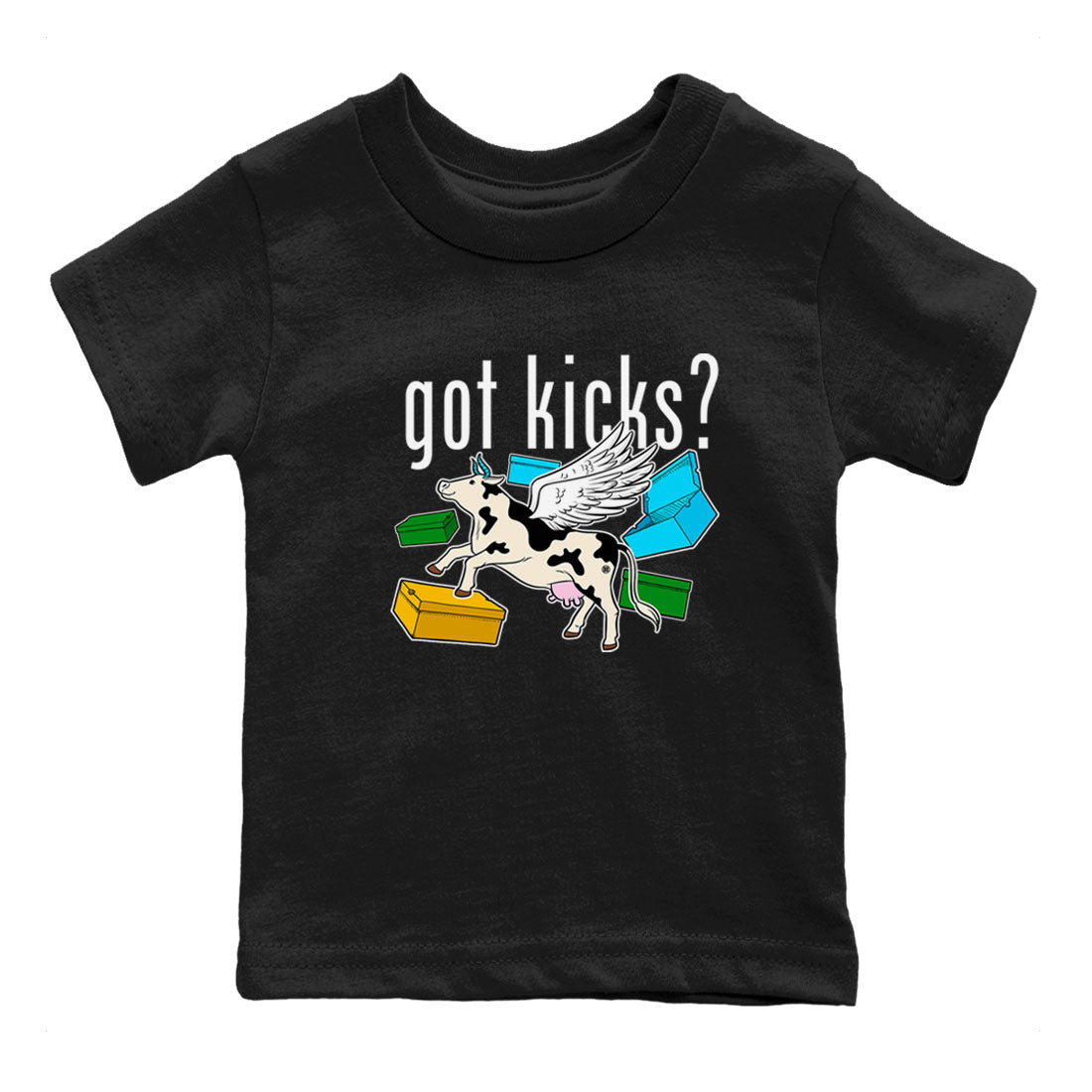 Cow Got Kicks snkmatch Tees Kids - Dunk Chunky Dunky