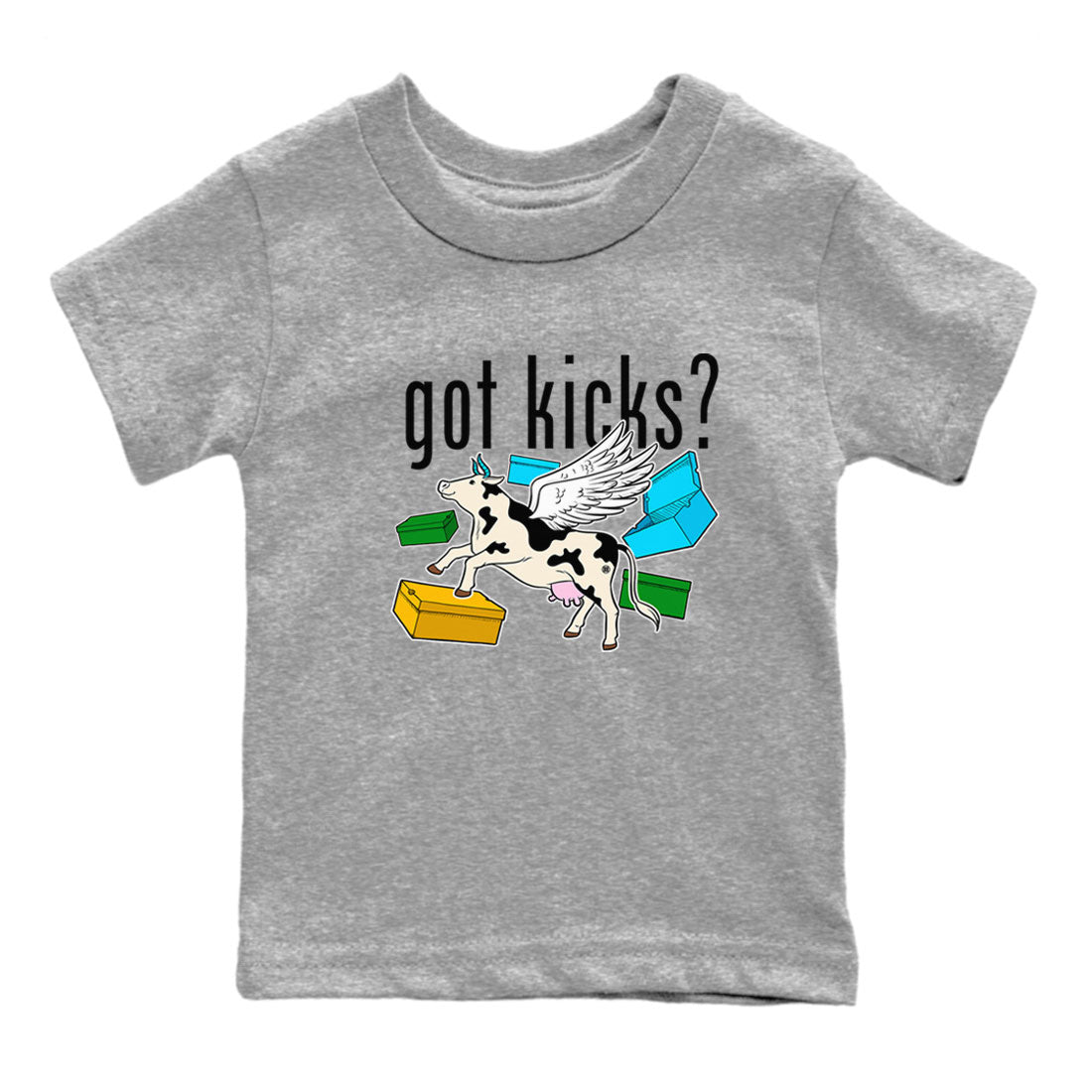 Cow Got Kicks snkmatch Tees Kids - Dunk Chunky Dunky