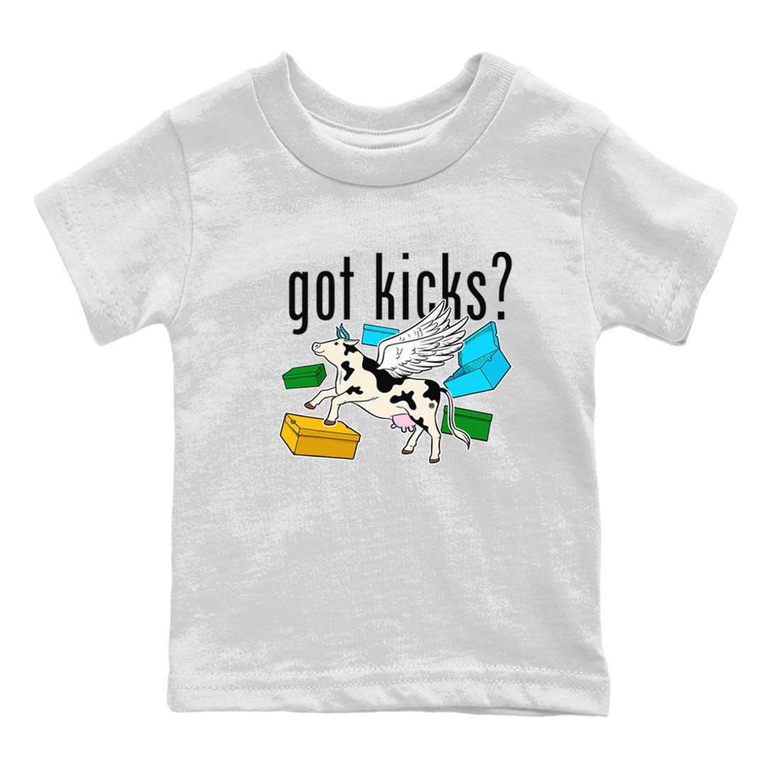 Cow Got Kicks snkmatch Tees Kids - Dunk Chunky Dunky