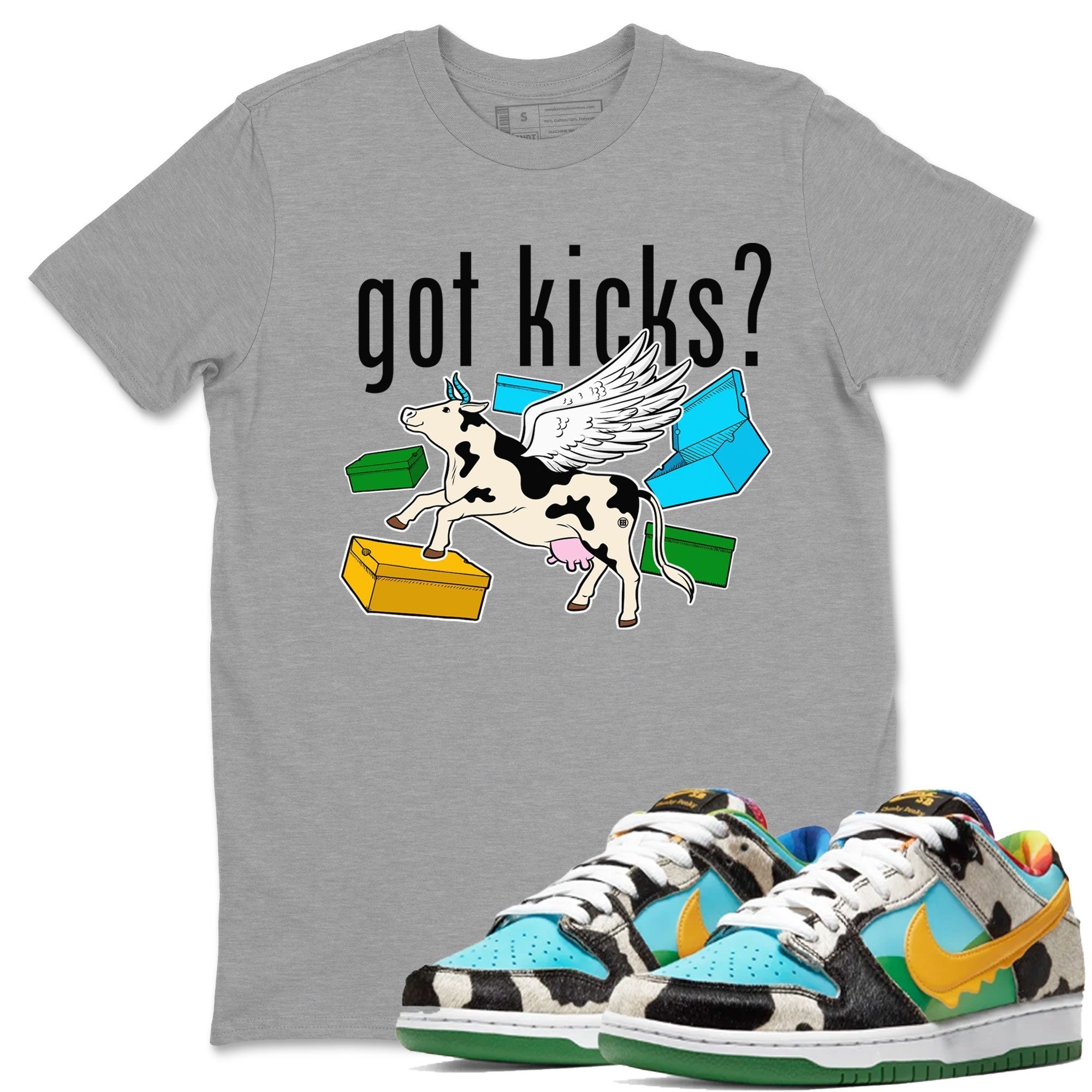 Cow Got Kicks snkmatch Tees - Dunk Chunky Dunky
