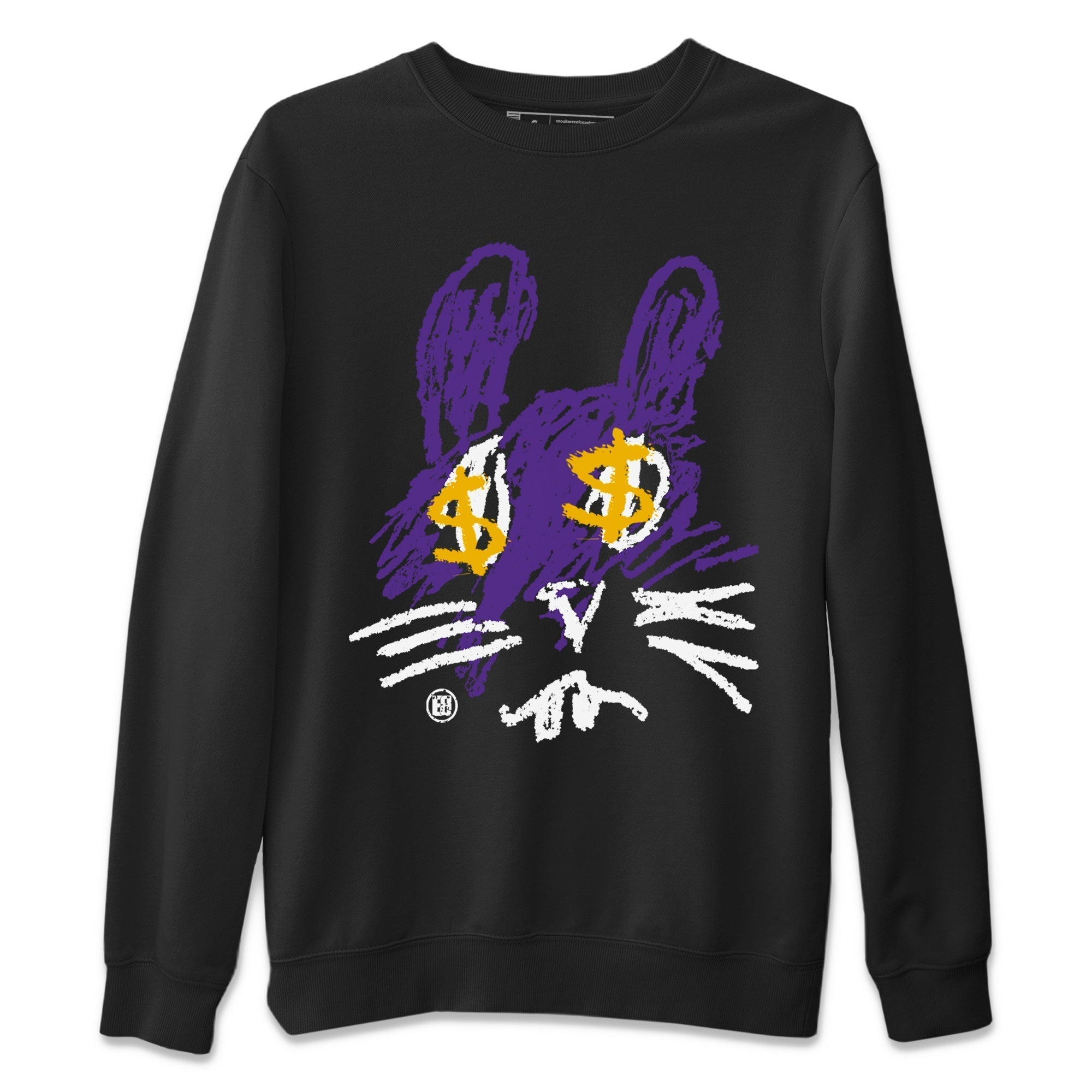 Crayon Bunny Unisex Tops - Air Jordan 12 Field Purple