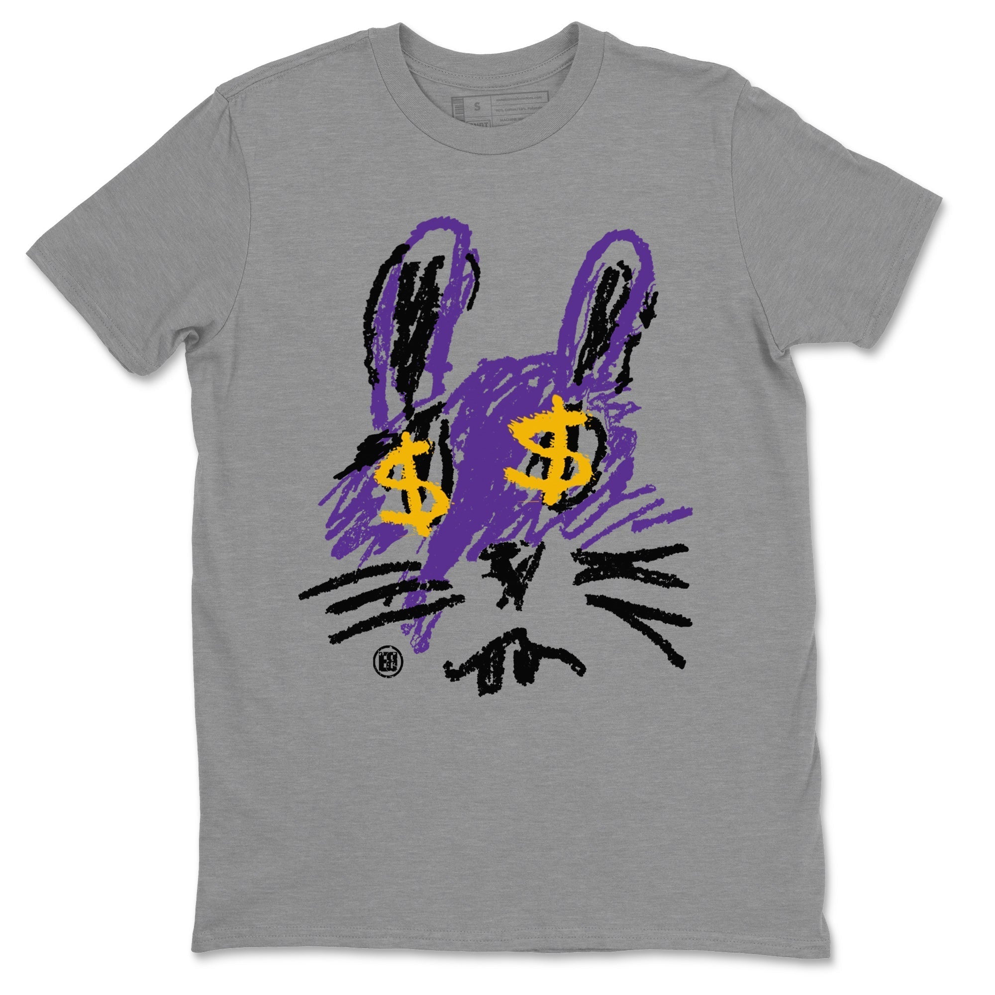 Crayon Bunny Unisex Tops - Air Jordan 12 Field Purple
