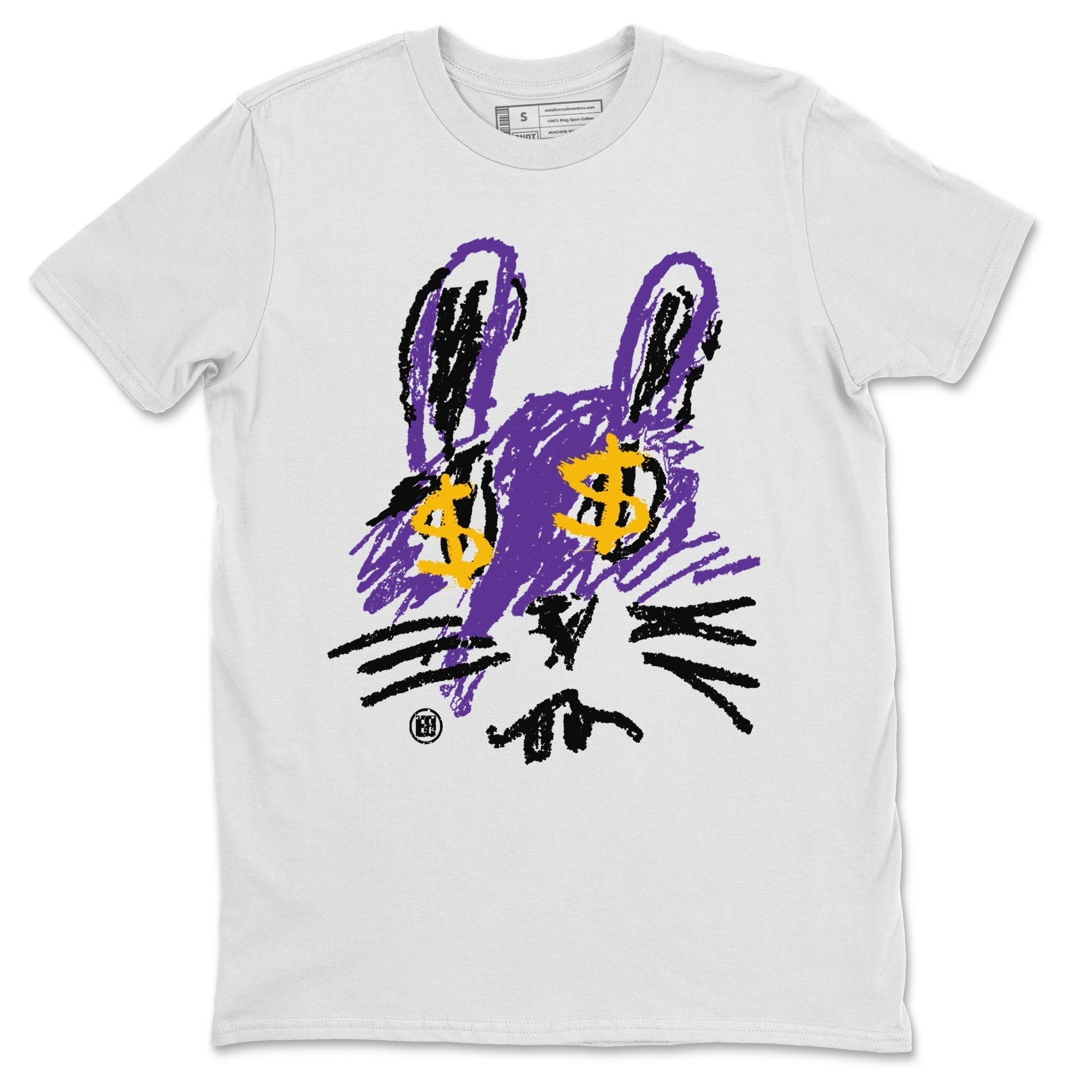 Crayon Bunny Unisex Tops - Air Jordan 12 Field Purple