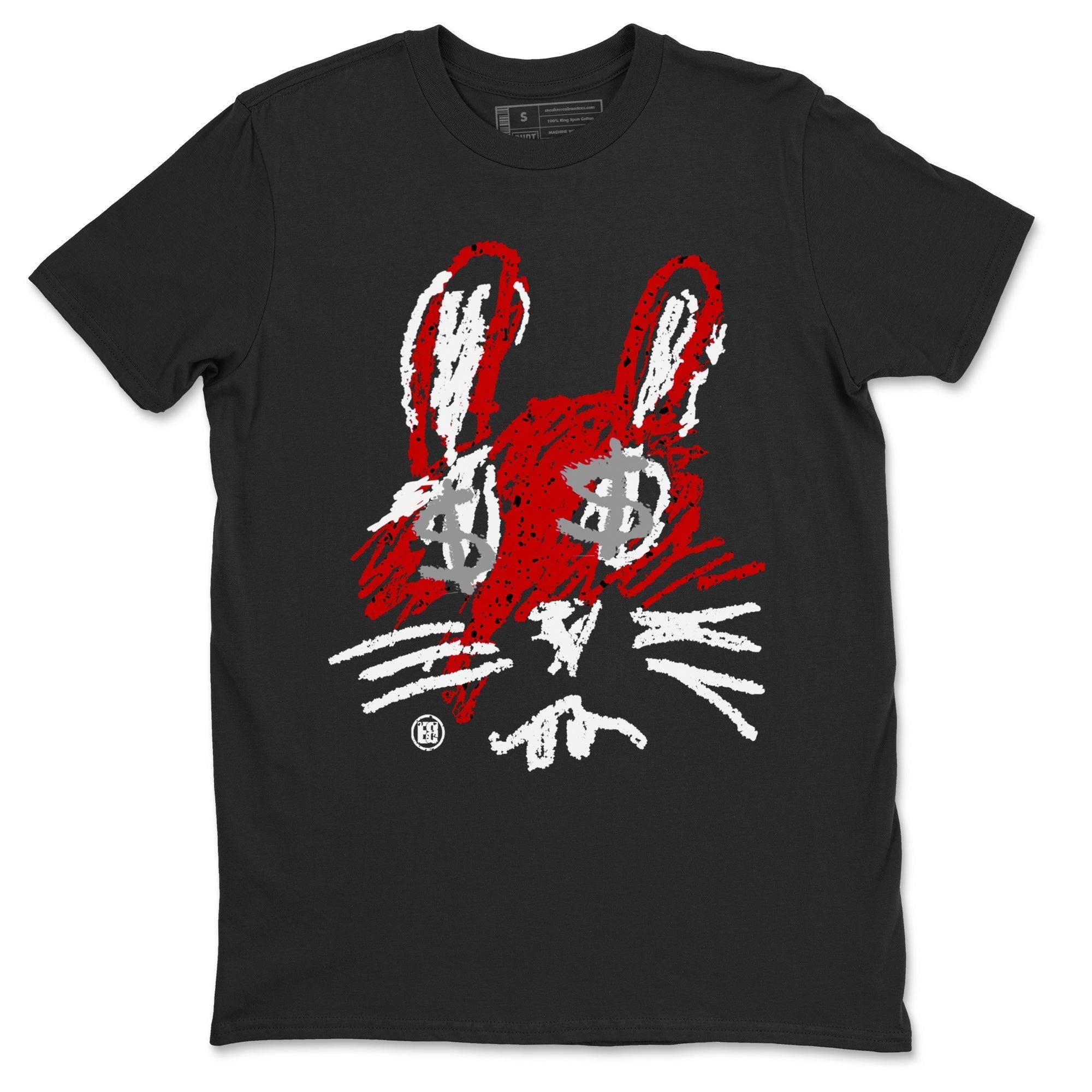 Crayon Bunny Unisex Tops - Air Jordan 4 Red Cement
