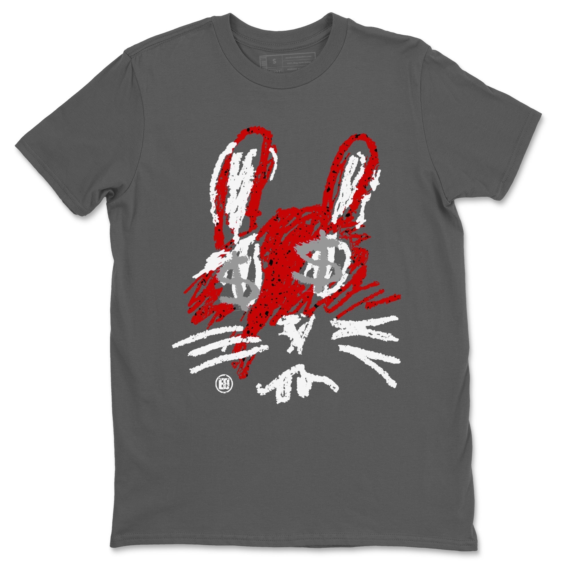 Crayon Bunny Unisex Tops - Air Jordan 4 Red Cement