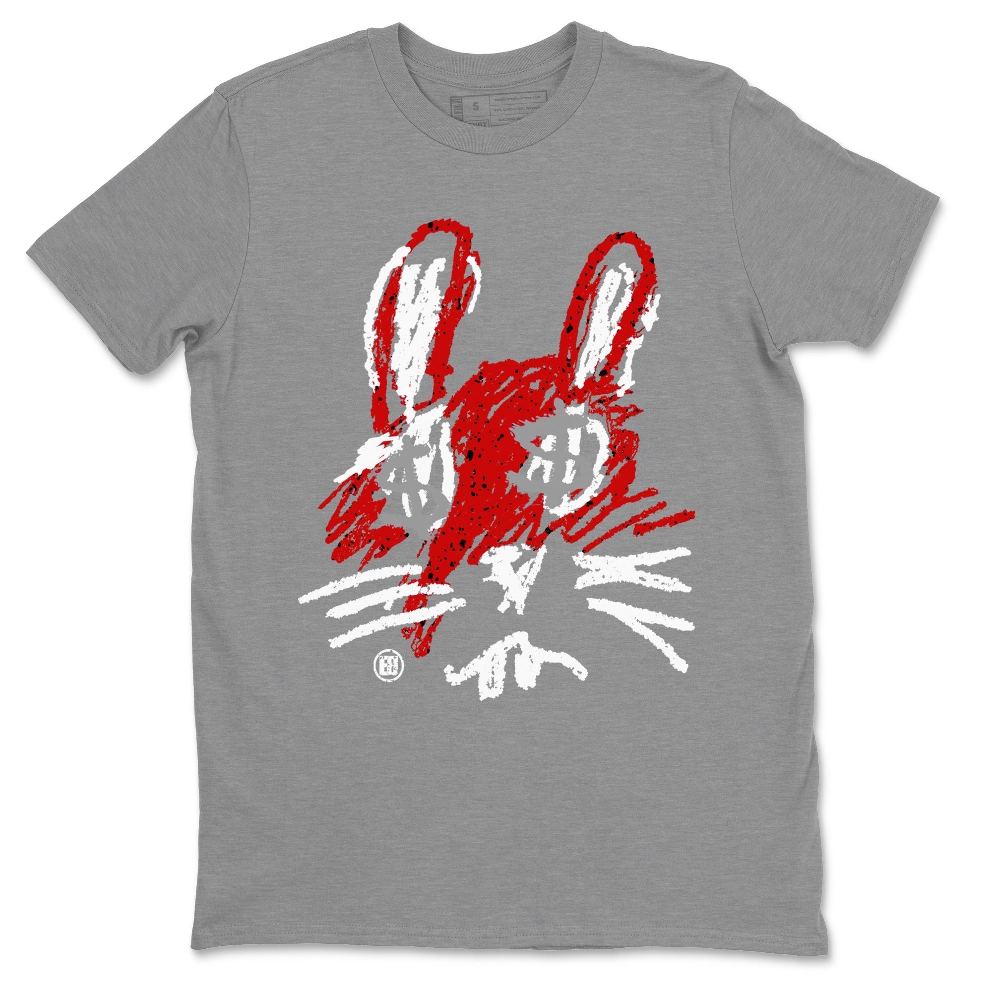 Crayon Bunny Unisex Tops - Air Jordan 4 Red Cement