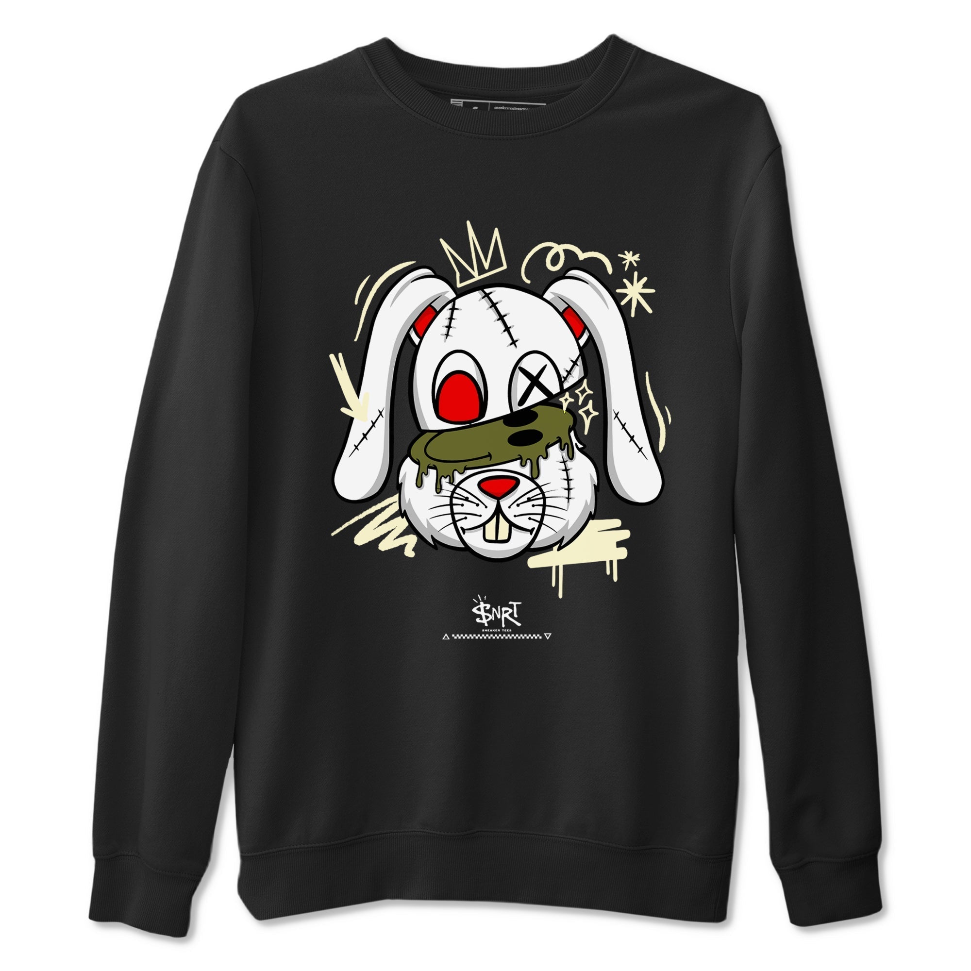 Crazy Bunny snkmatch Tees - Air Jordan 1 Travis Scott Medium Olive