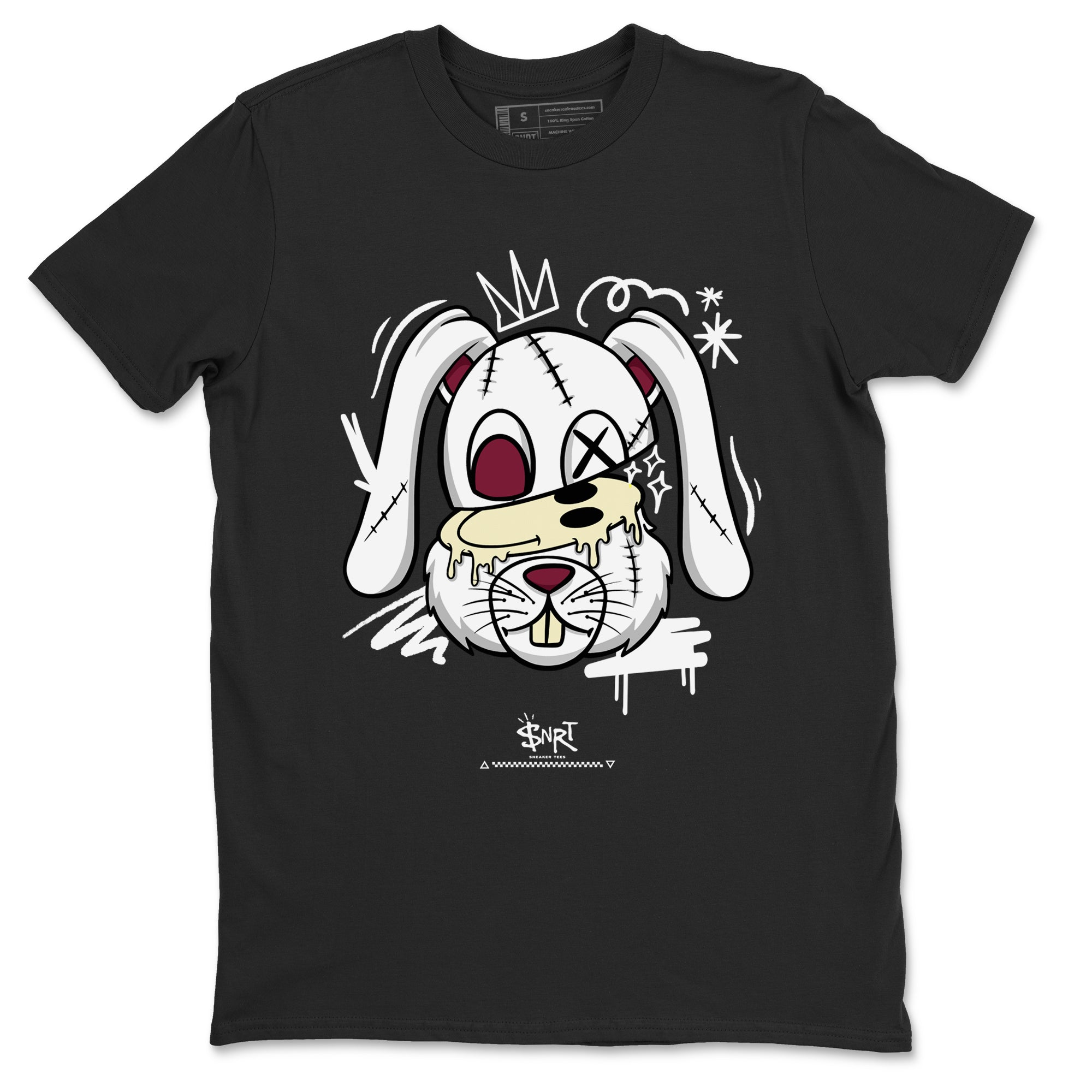 Crazy Bunny snkmatch Tees - Air Jordan 3 A Ma Maniere x Burgundy Crush