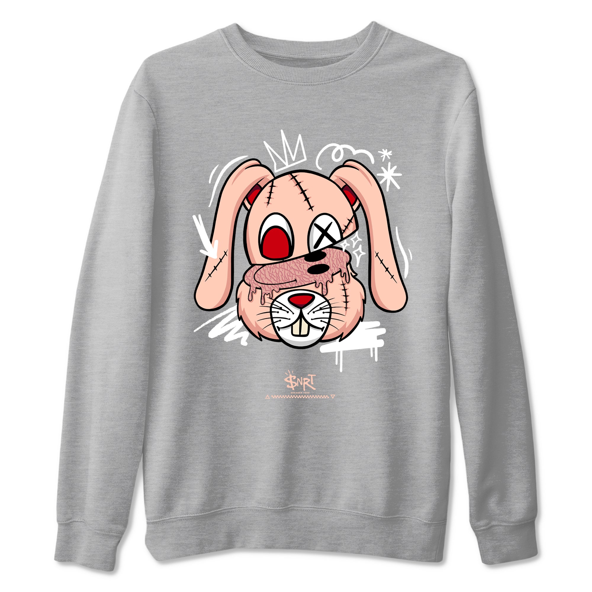 Crazy Bunny snkmatch Tees - Air Jordan 3 Valentines Day