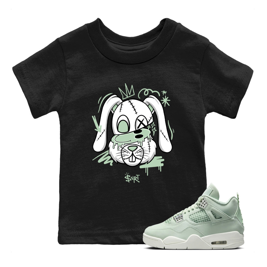 Crazy Bunny snkmatch Tees Kids - Air Jordan 4 Abundance