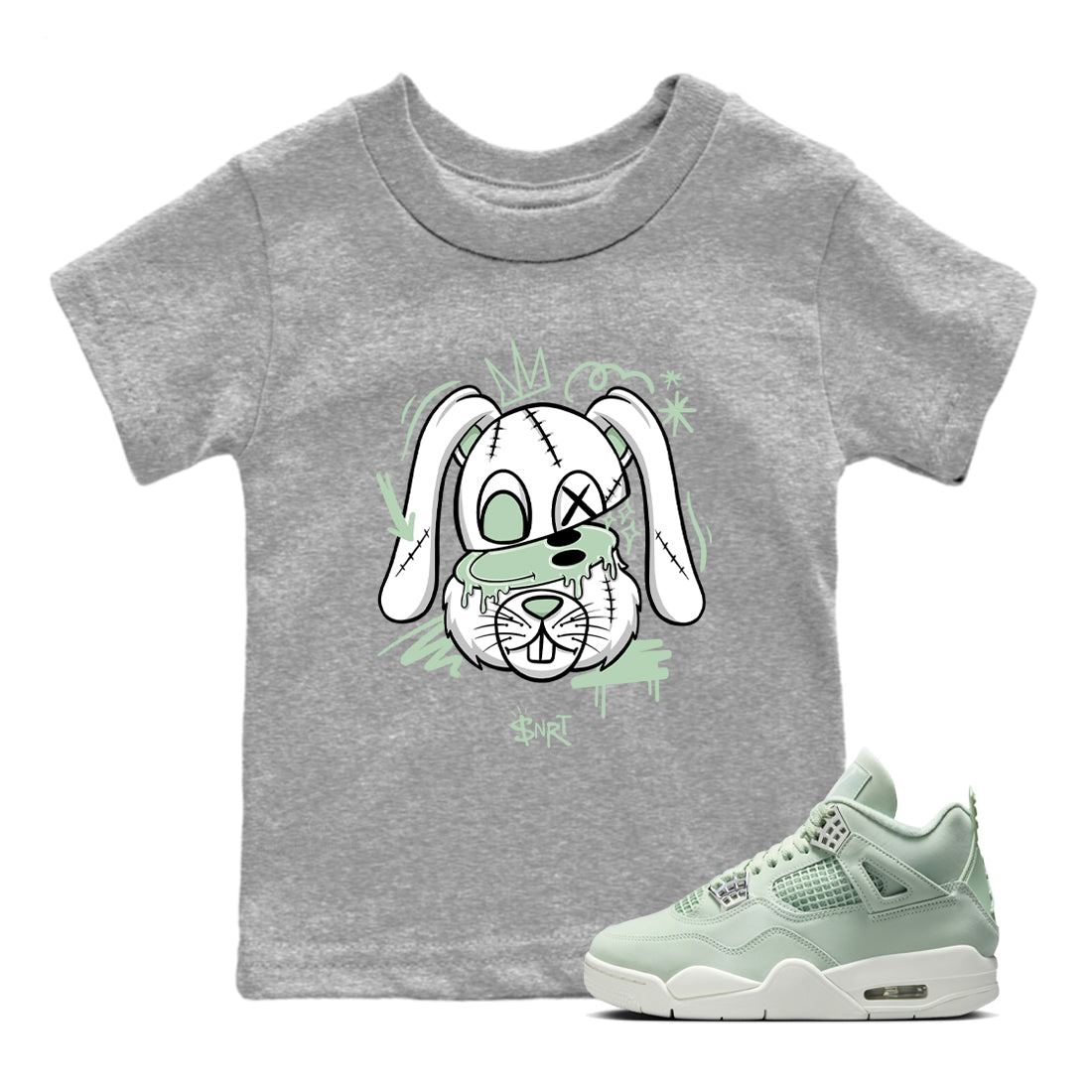 Crazy Bunny snkmatch Tees Kids - Air Jordan 4 Abundance