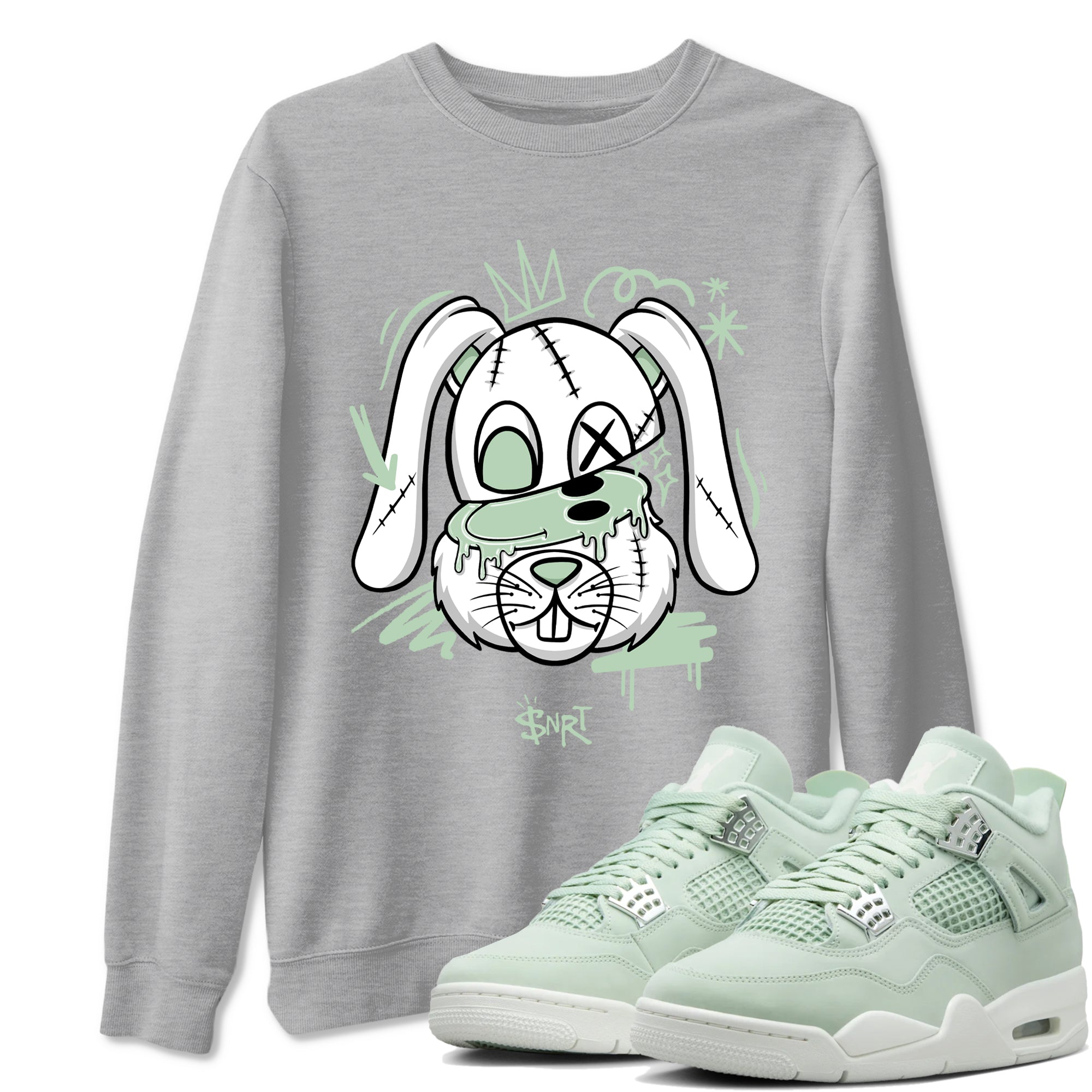 Crazy Bunny snkmatch Tees - Air Jordan 4 Abundance