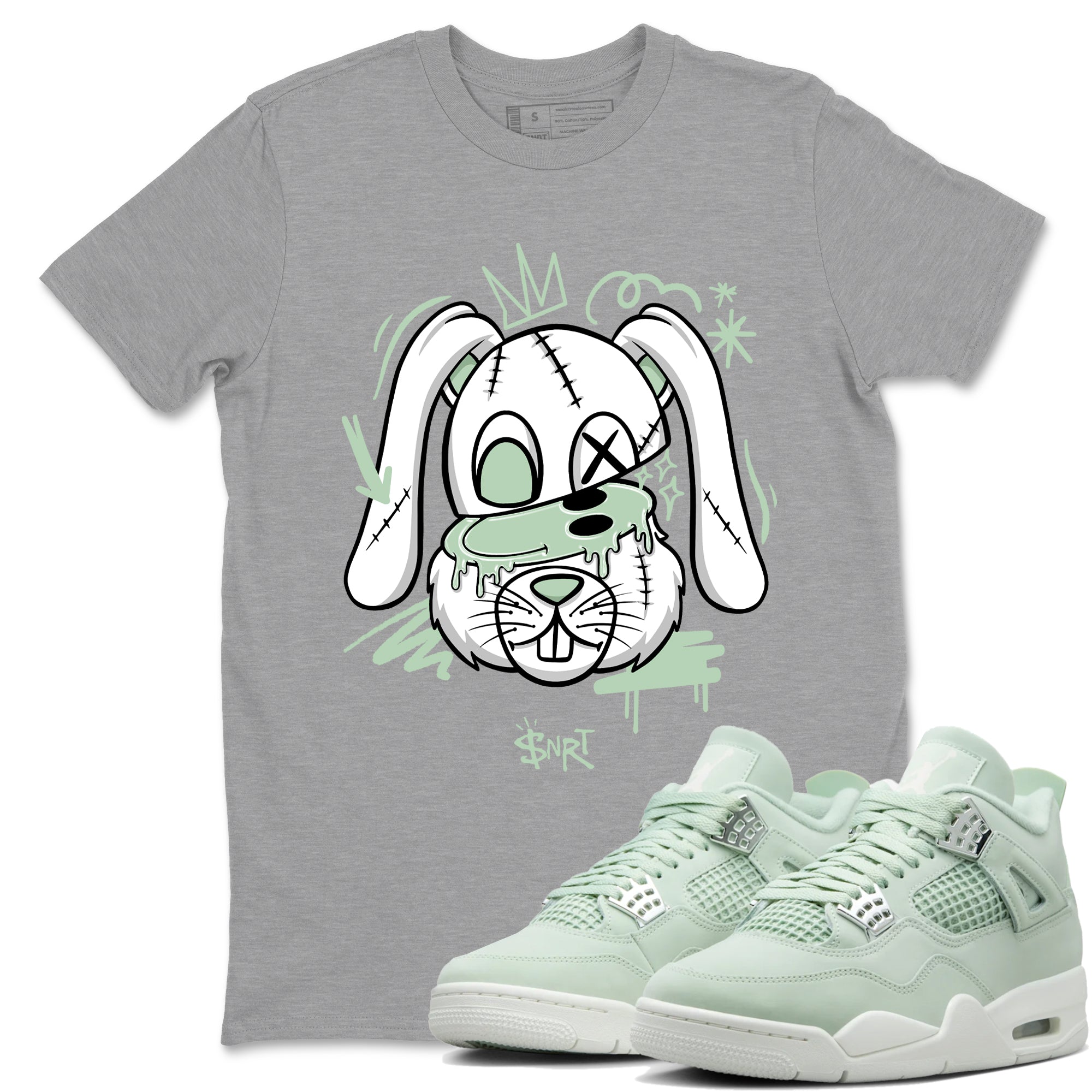 Crazy Bunny snkmatch Tees - Air Jordan 4 Abundance