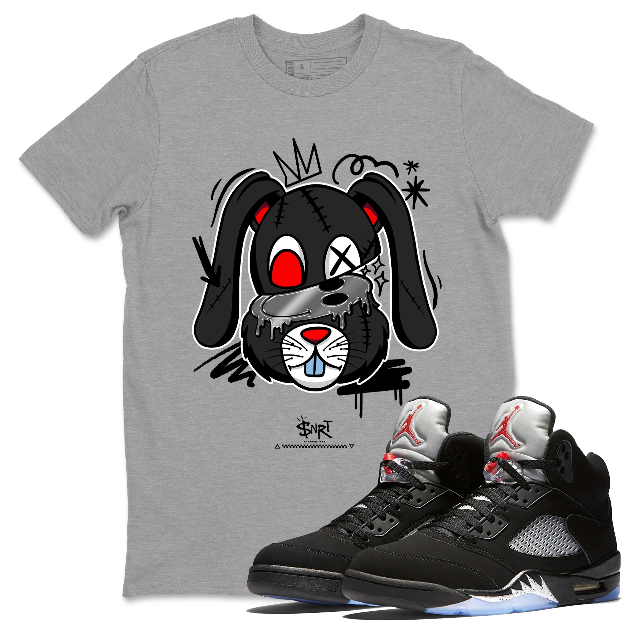 Crazy Bunny snkmatch Tees - Air Jordan 5 Reimagined