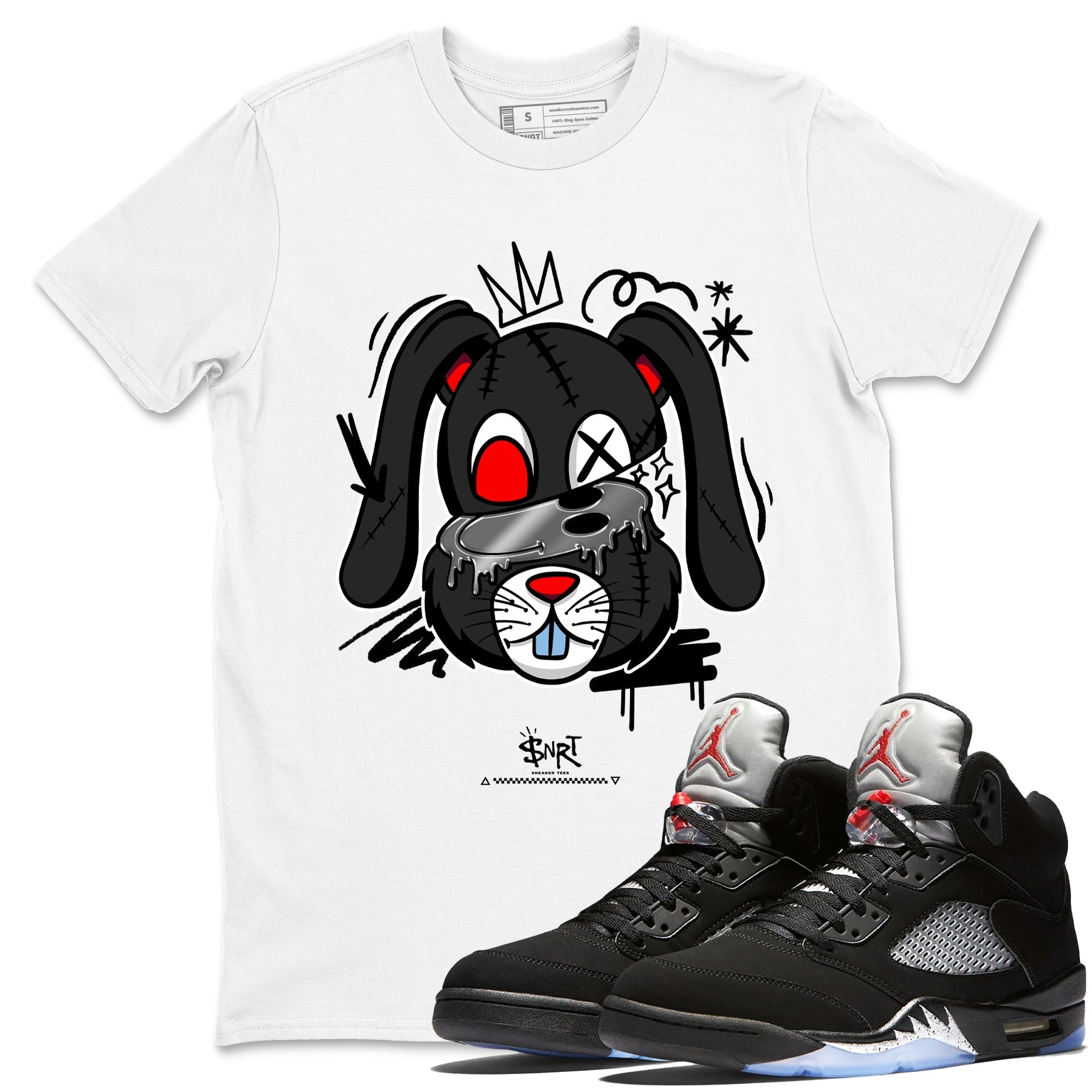 Crazy Bunny snkmatch Tees - Air Jordan 5 Reimagined
