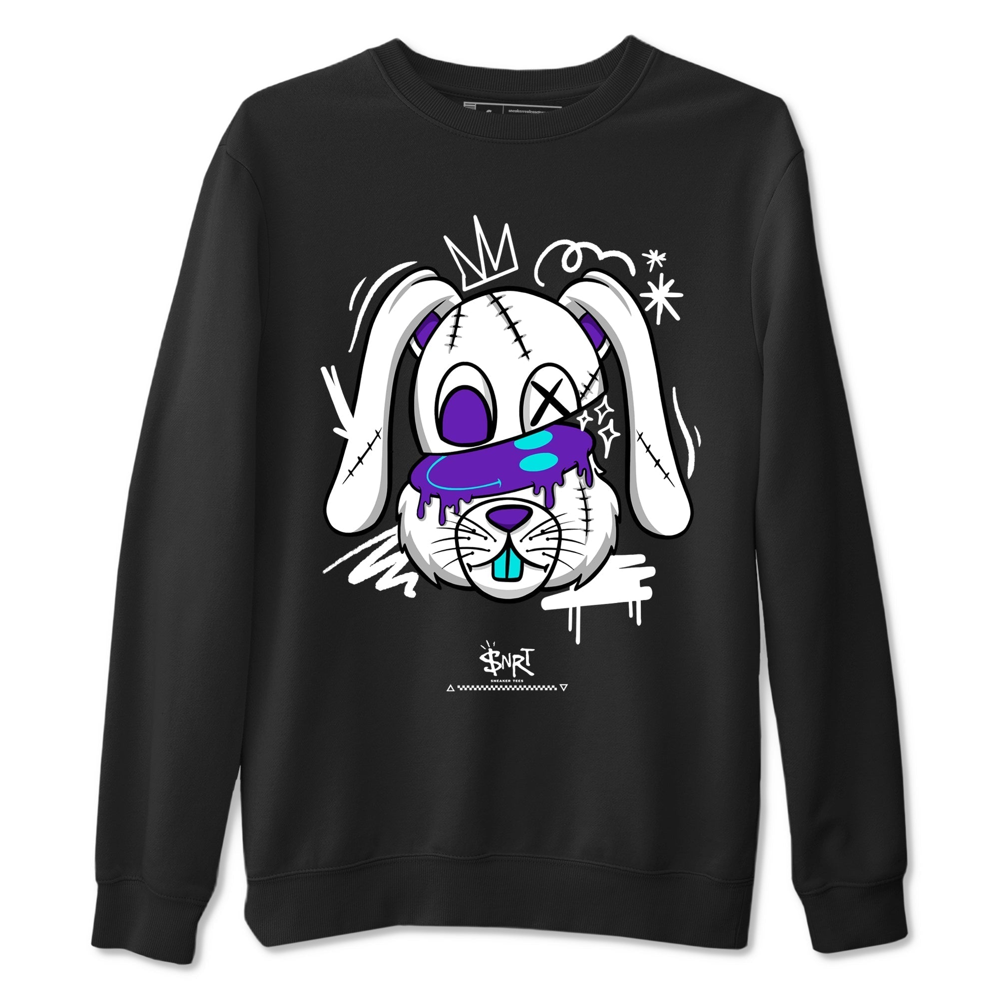 Crazy Bunny snkmatch Tees - Air Jordan 5 Grape