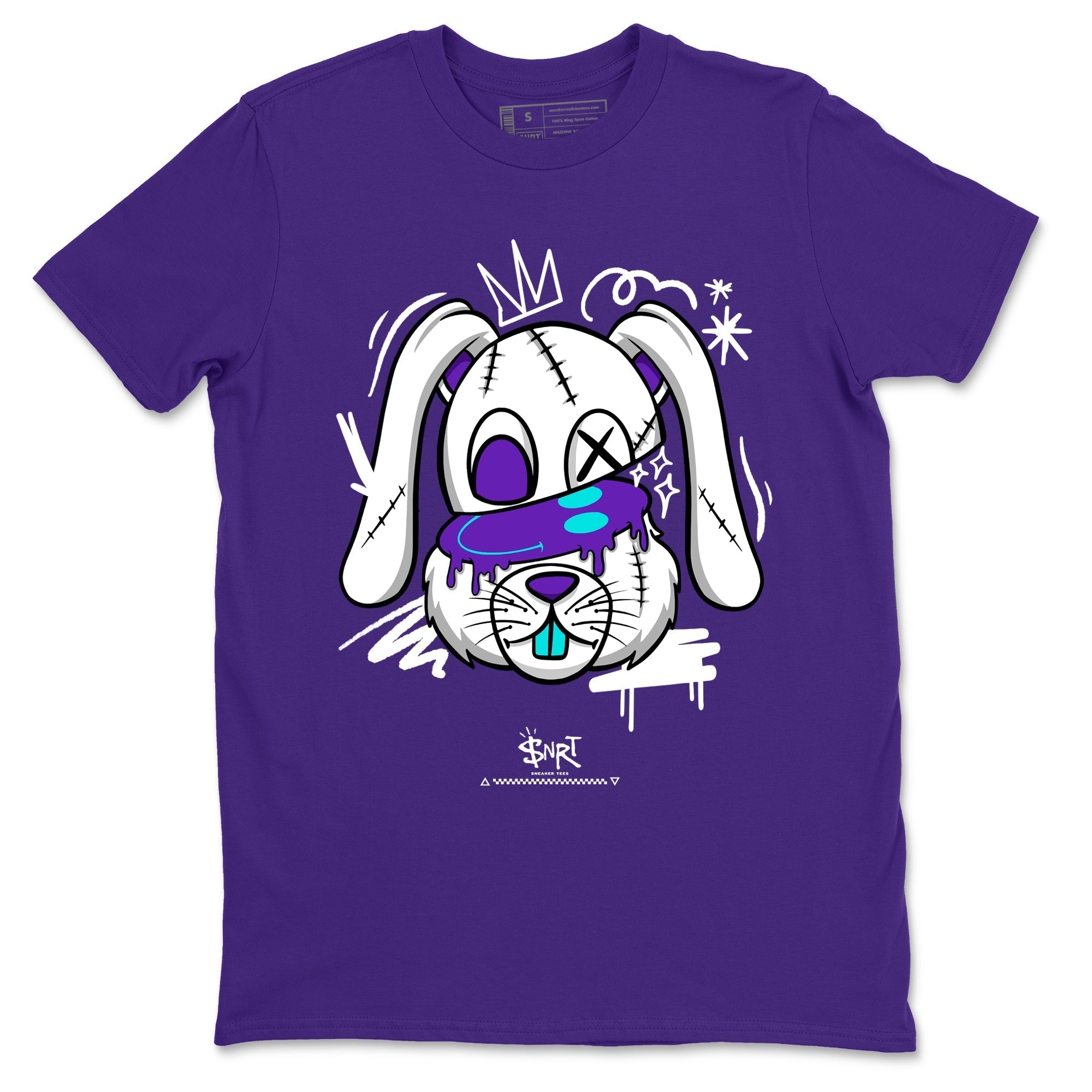 Crazy Bunny snkmatch Tees - Air Jordan 5 Grape