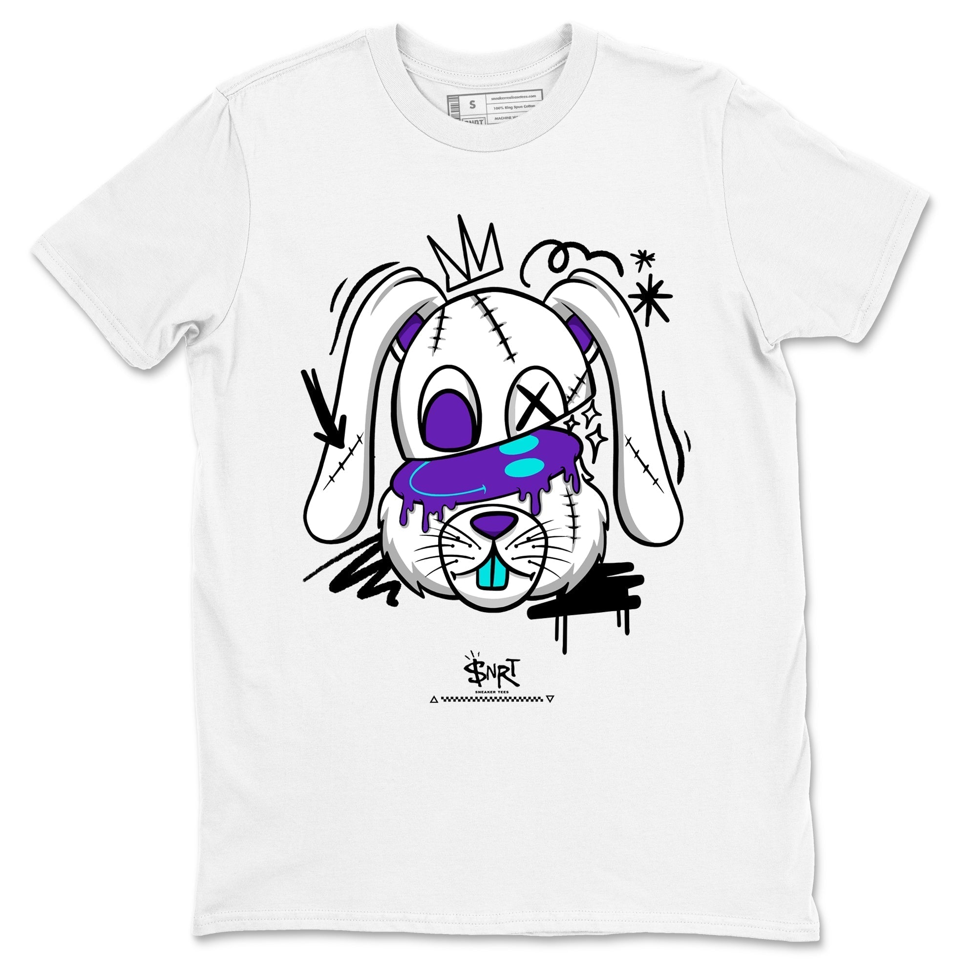 Crazy Bunny snkmatch Tees - Air Jordan 5 Grape