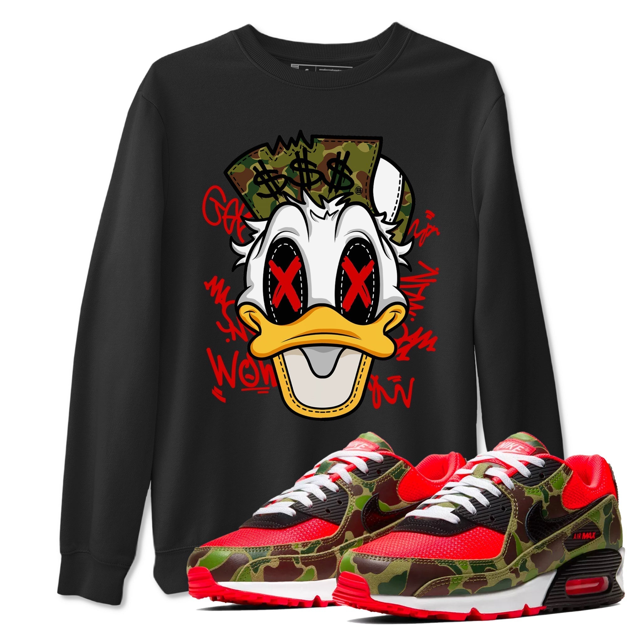 Crazy Duck snkmatch Tees - Air Max 90 Reverse Duck Camo