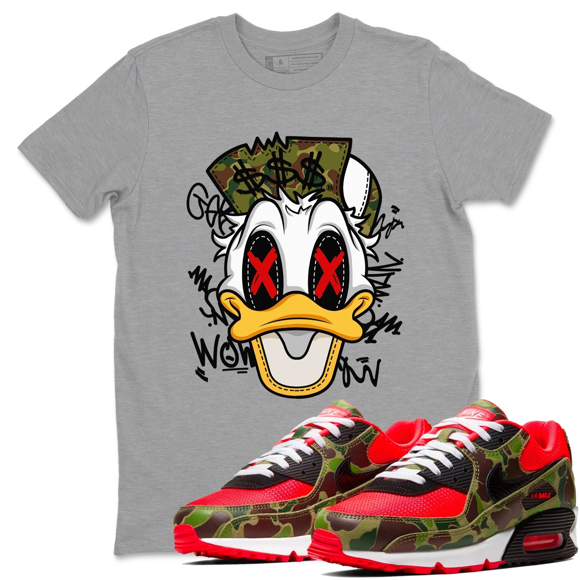 Crazy Duck snkmatch Tees - Air Max 90 Reverse Duck Camo