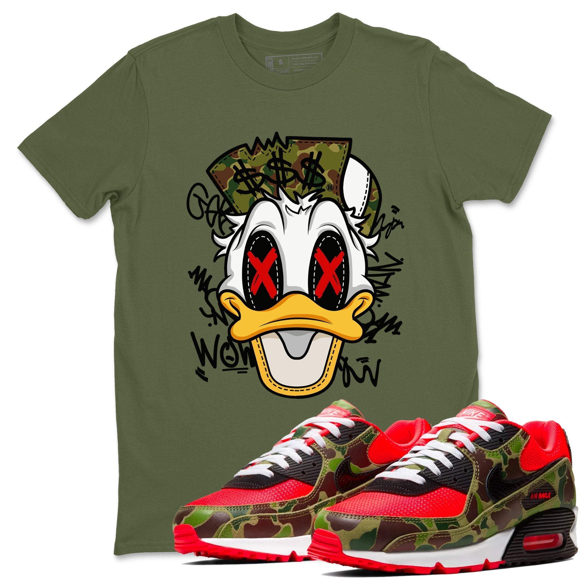 Crazy Duck snkmatch Tees - Air Max 90 Reverse Duck Camo