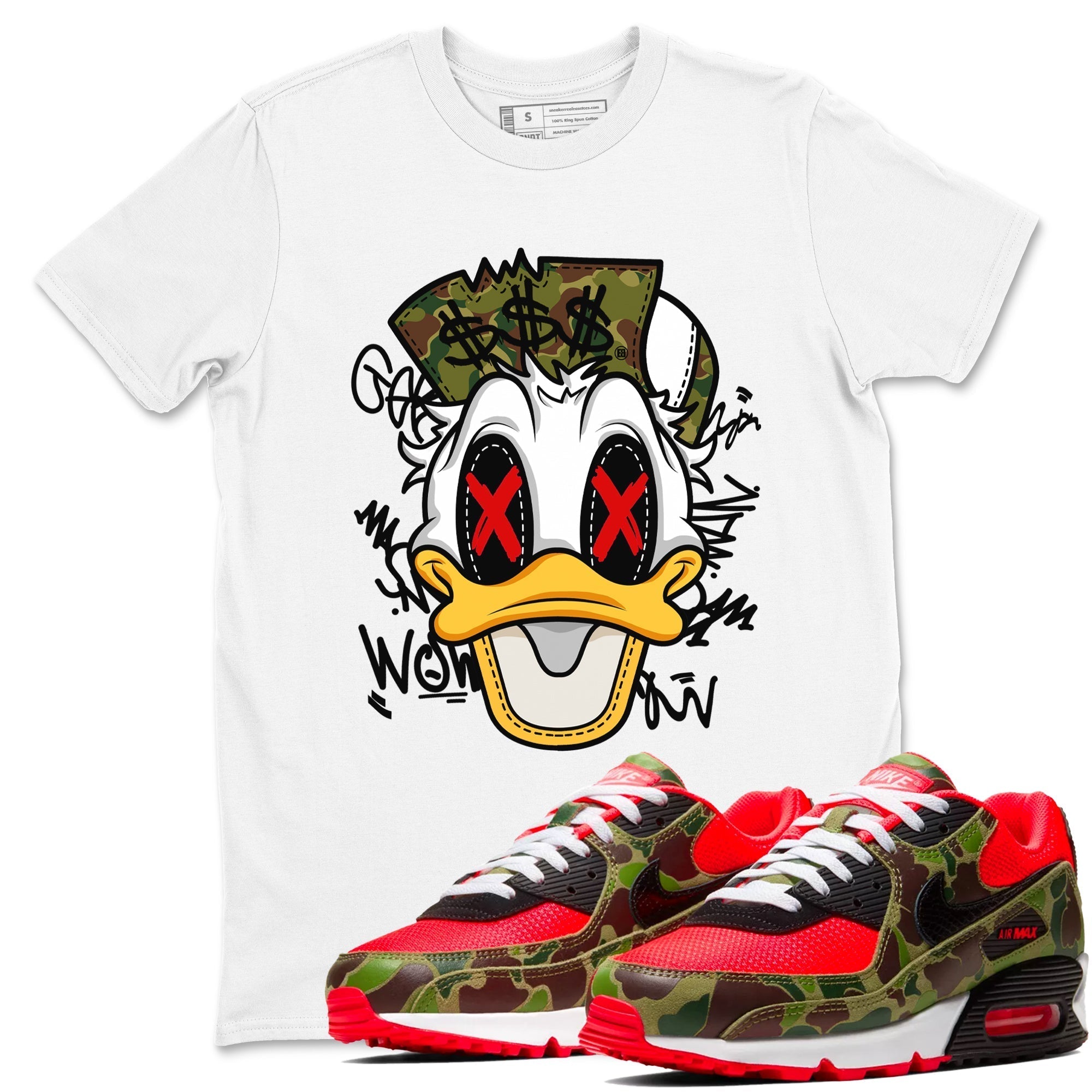 Crazy Duck snkmatch Tees - Air Max 90 Reverse Duck Camo