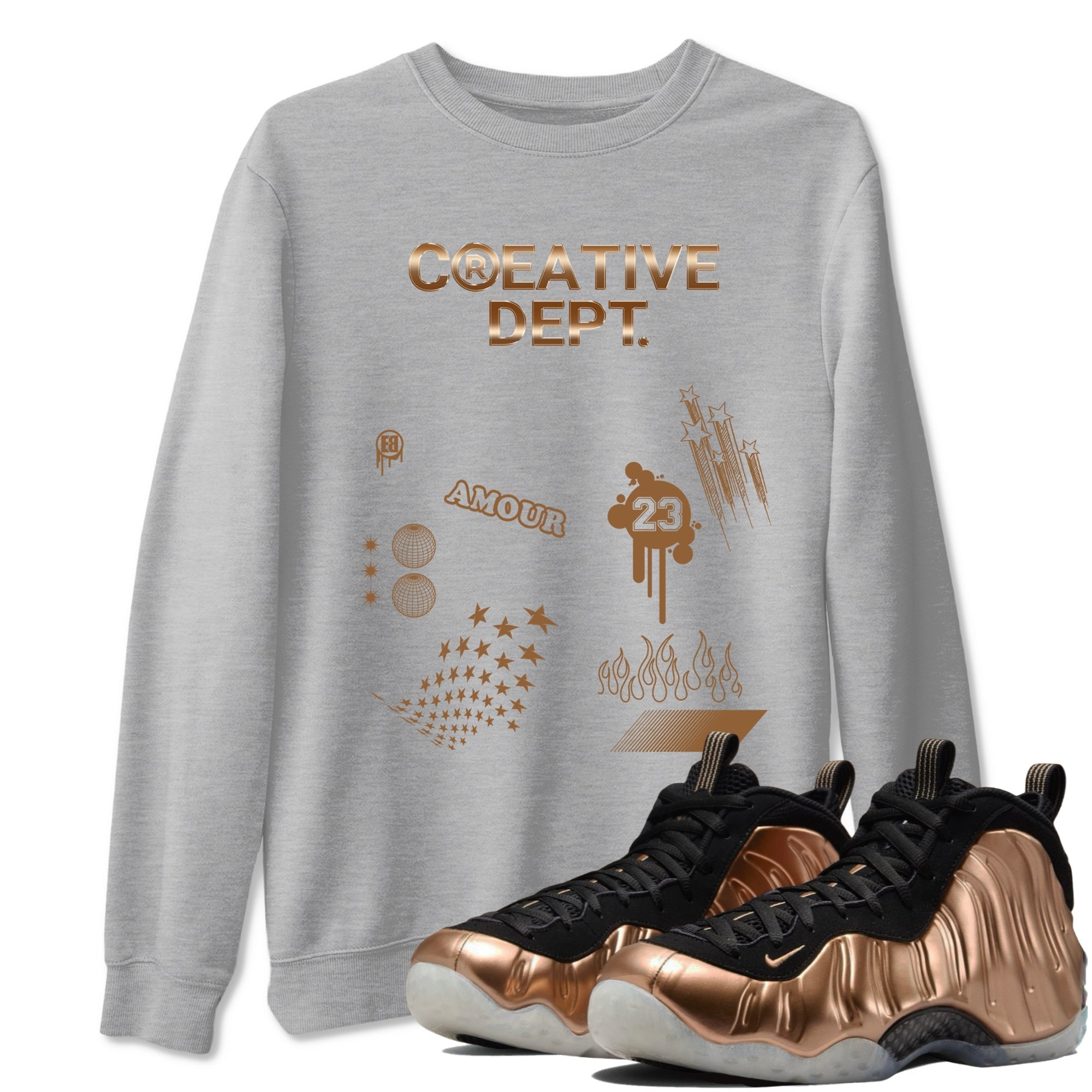 Creative Dept snkmatch Tees - Air Foamposite One Metallic Copper