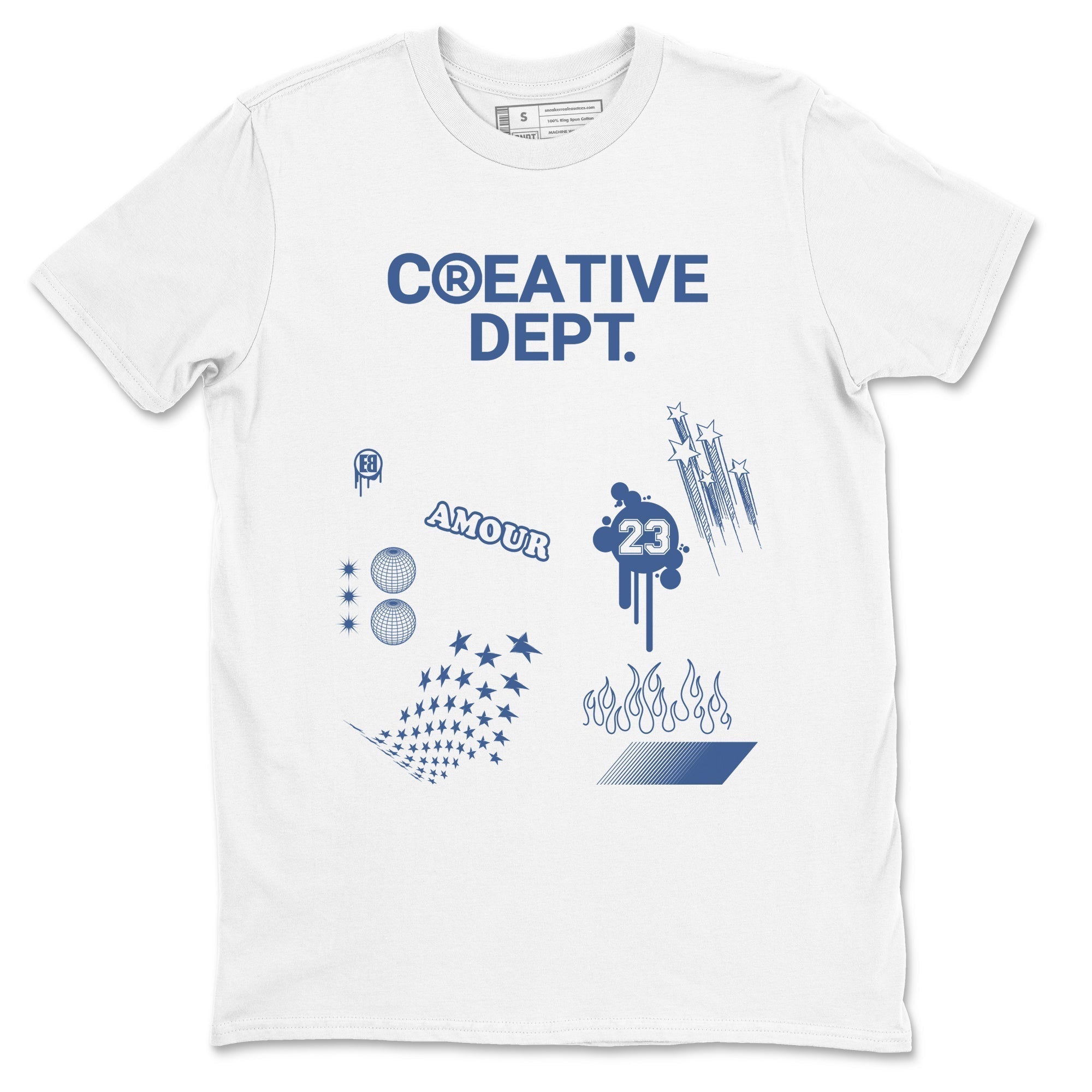 Creative Dept snkmatch Tees - Air Jordan 11 Diffused Blue