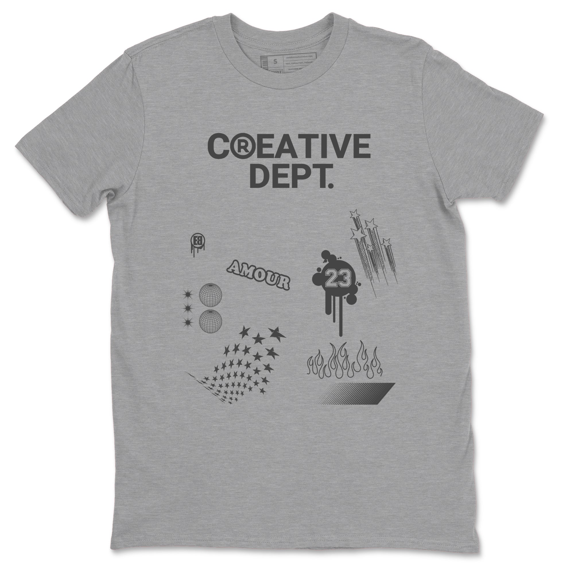 Creative Dept snkmatch Tees - Air Jordan 4 Wet Cement