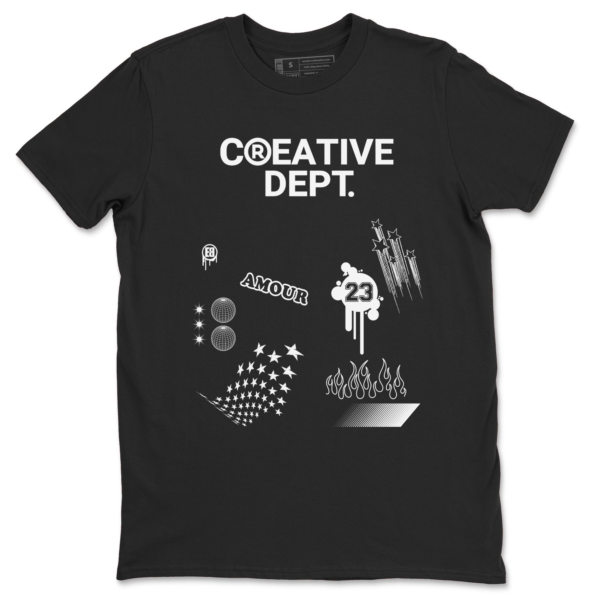 Creative Dept snkmatch Tees - Air Jordan 4 White Thunder
