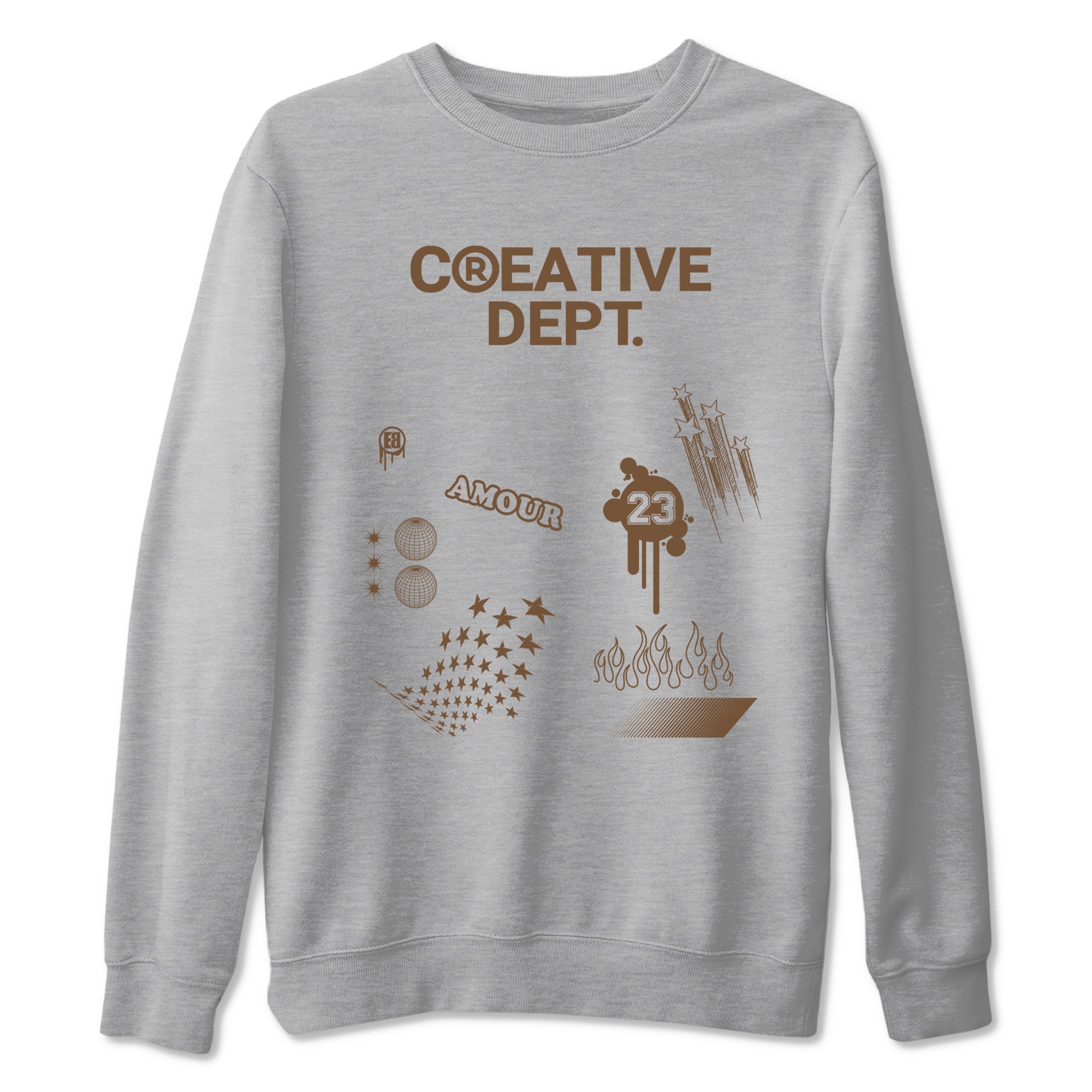 Creative Dept snkmatch Tees - Jordan Jumpman Jack Travis Scott Dark Mocha