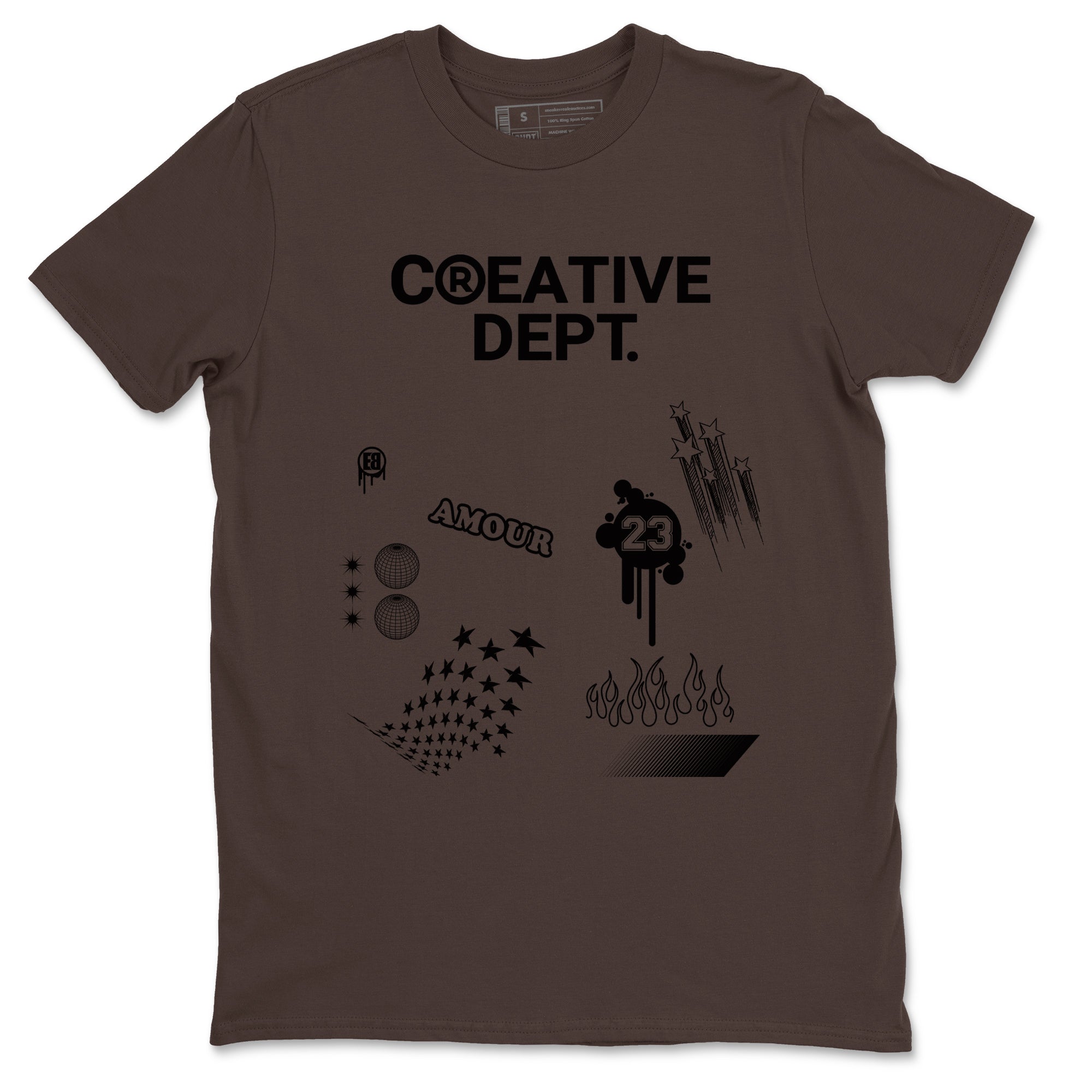 Creative Dept snkmatch Tees - Jordan Jumpman Jack Travis Scott Dark Mocha