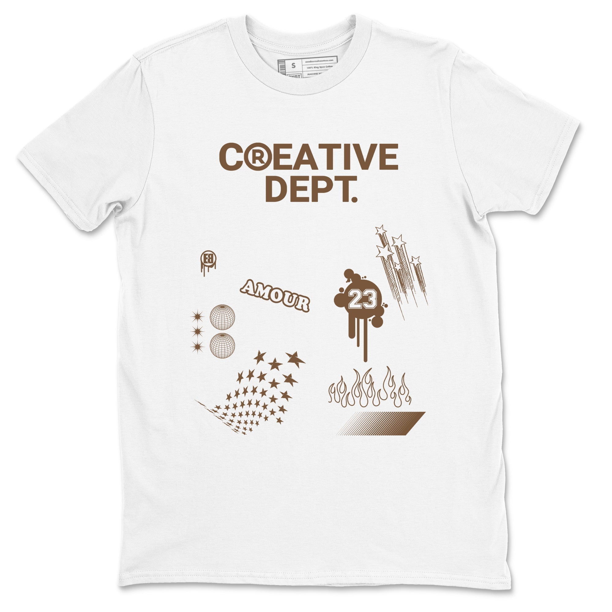 Creative Dept snkmatch Tees - Jordan Jumpman Jack Travis Scott Dark Mocha