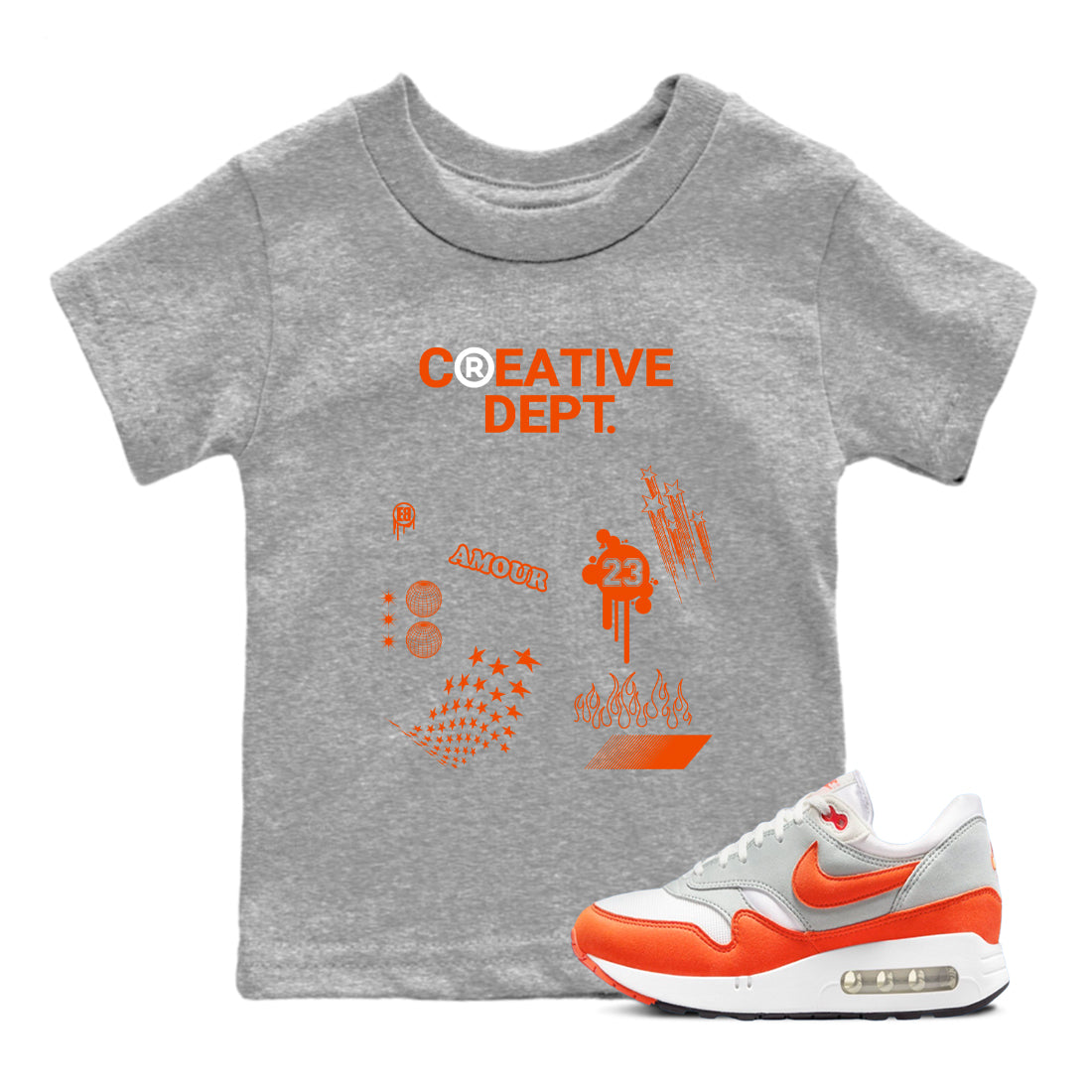 Creative Dept snkmatch Tees Kids - Air Max 1 Cosmic Clay